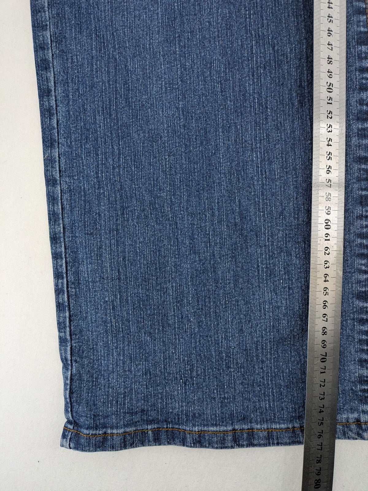 RE&X blue straight jeans dark wash five-pocket design stretch denim material