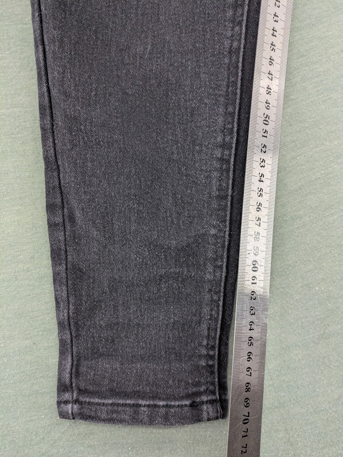 up2 fashion grey skinny jeans with rhinestone embellishments on back pockets