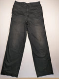 BOSS Hugo Boss grey chinos with button and zipper closure, classic design, 100% cotton.