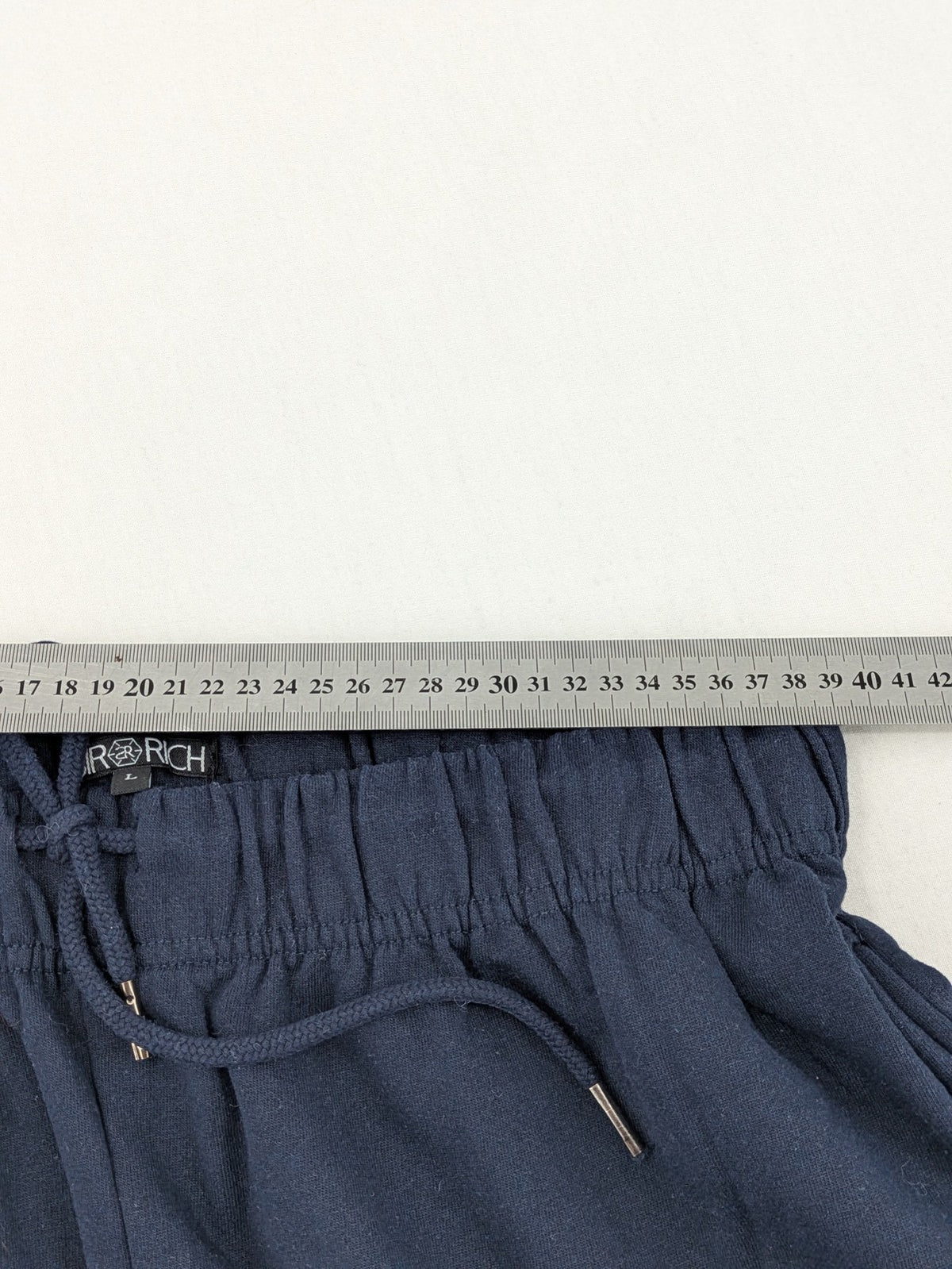 Sir Rch navy joggers elastic waistband adjustable drawstring two side pockets
