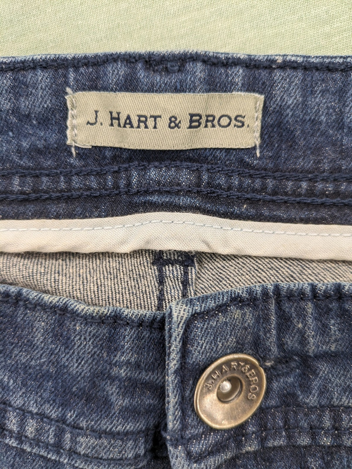 Bros blue skinny fit jeans 5-pocket design stretch denim classic wash