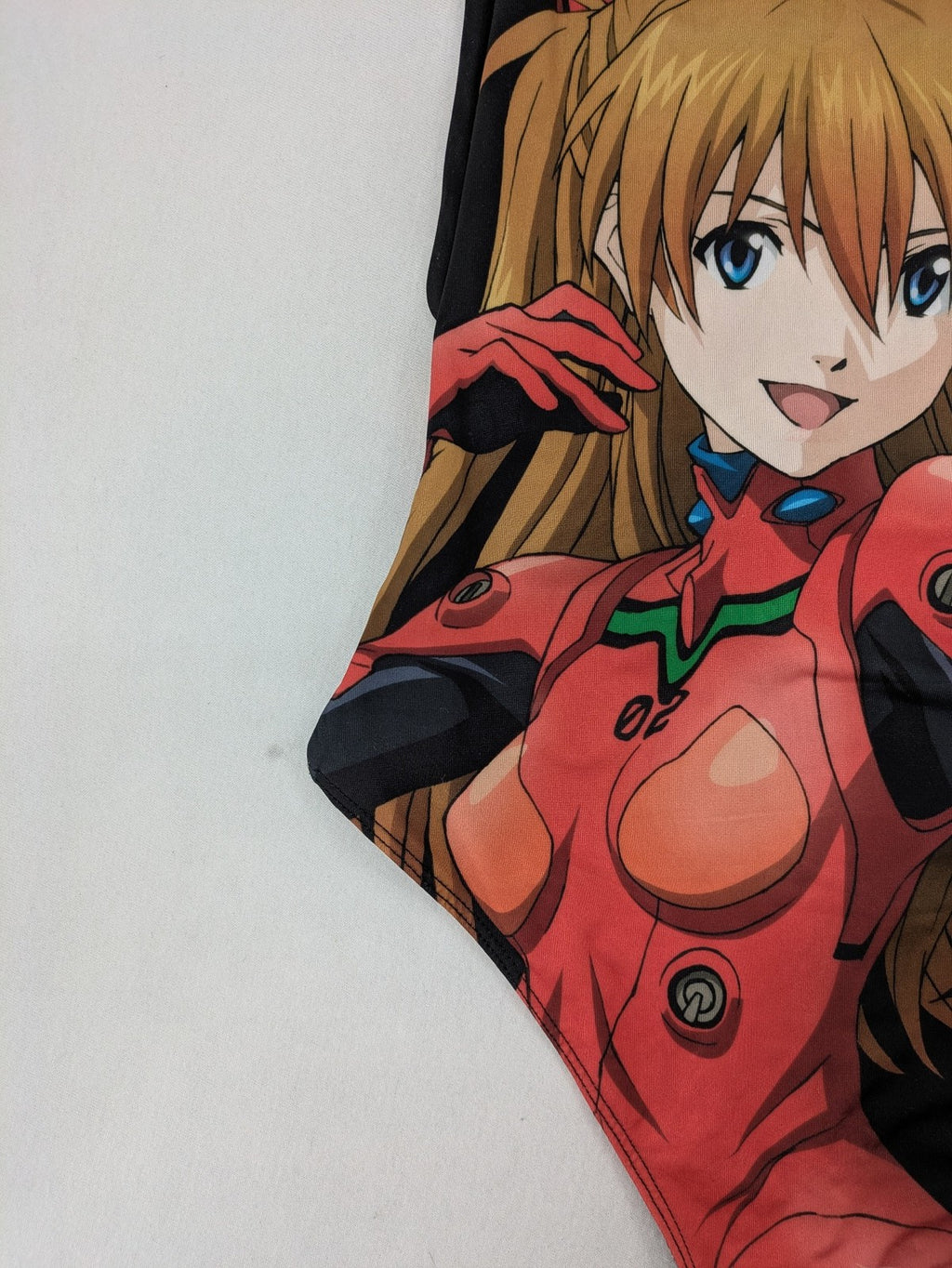 Evangelion multi co-ords featuring Asuka Langley graphic print and adjustable back ties.