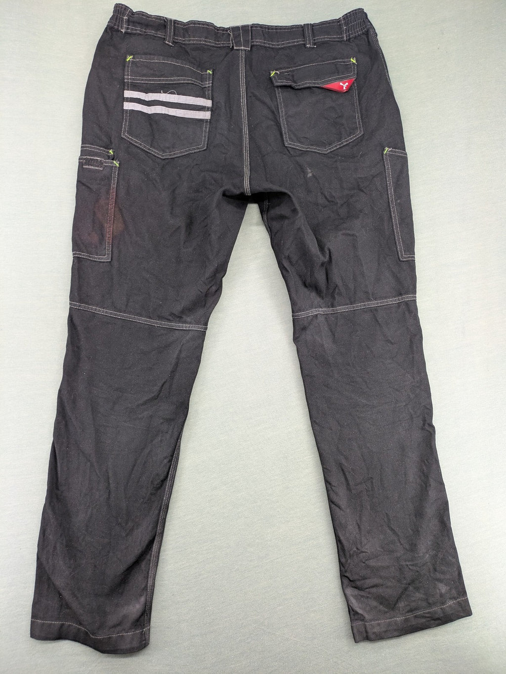 PAYPER hunting tactical pants green grey cargo style with multiple pockets and elastic waistband