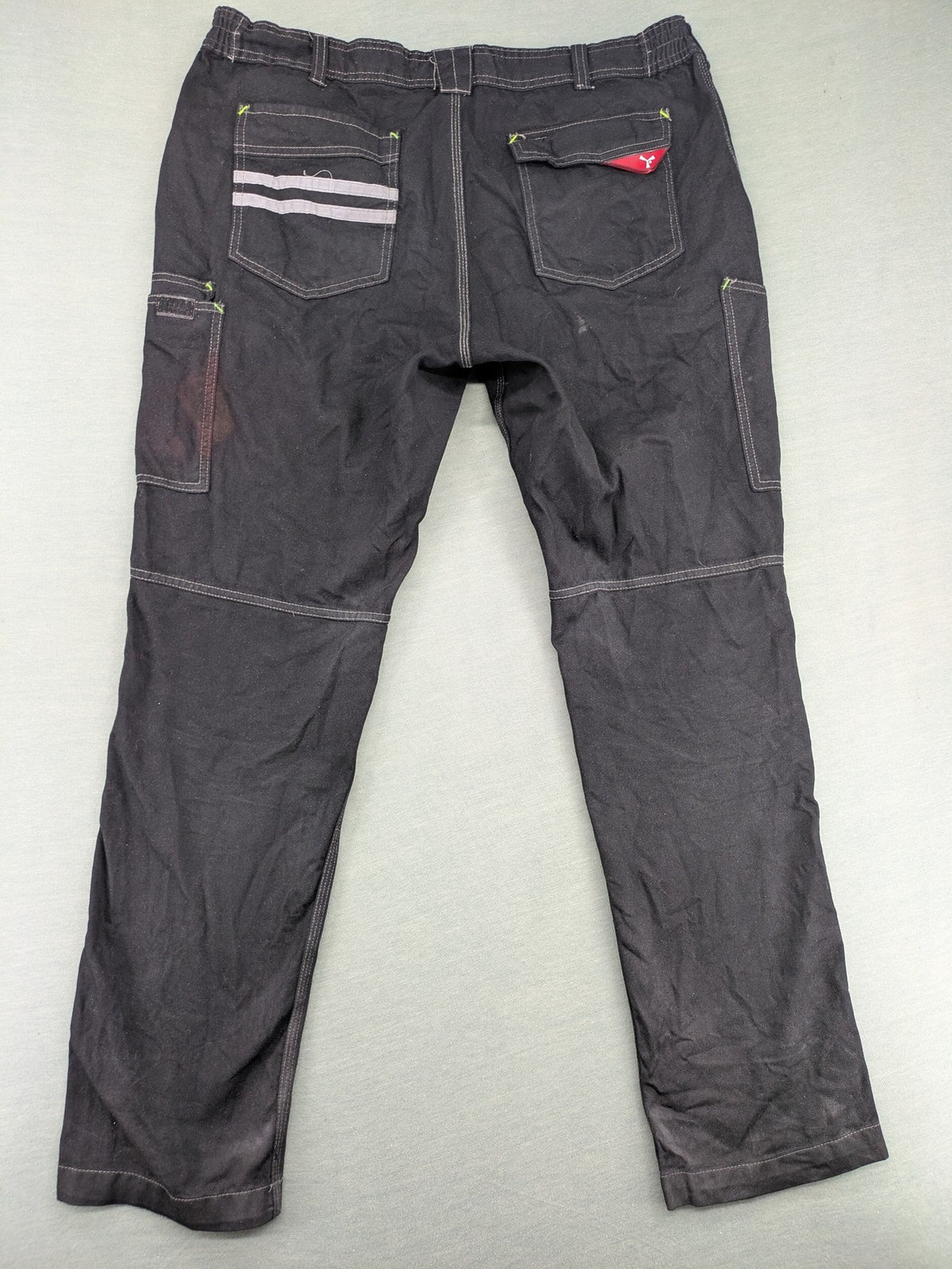 PAYPER hunting tactical pants green grey cargo style with multiple pockets and elastic waistband