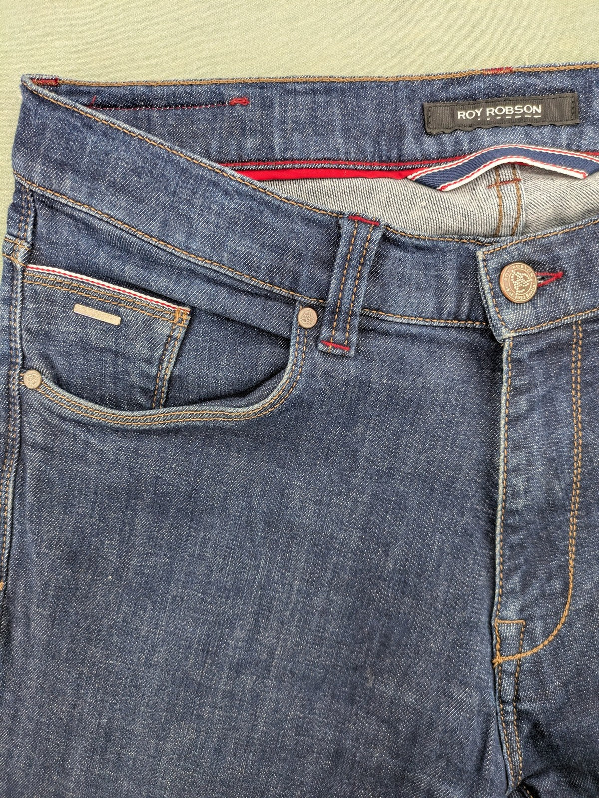 ROY ROBSON blue straight jeans classic 5-pocket style with Smart Flex technology