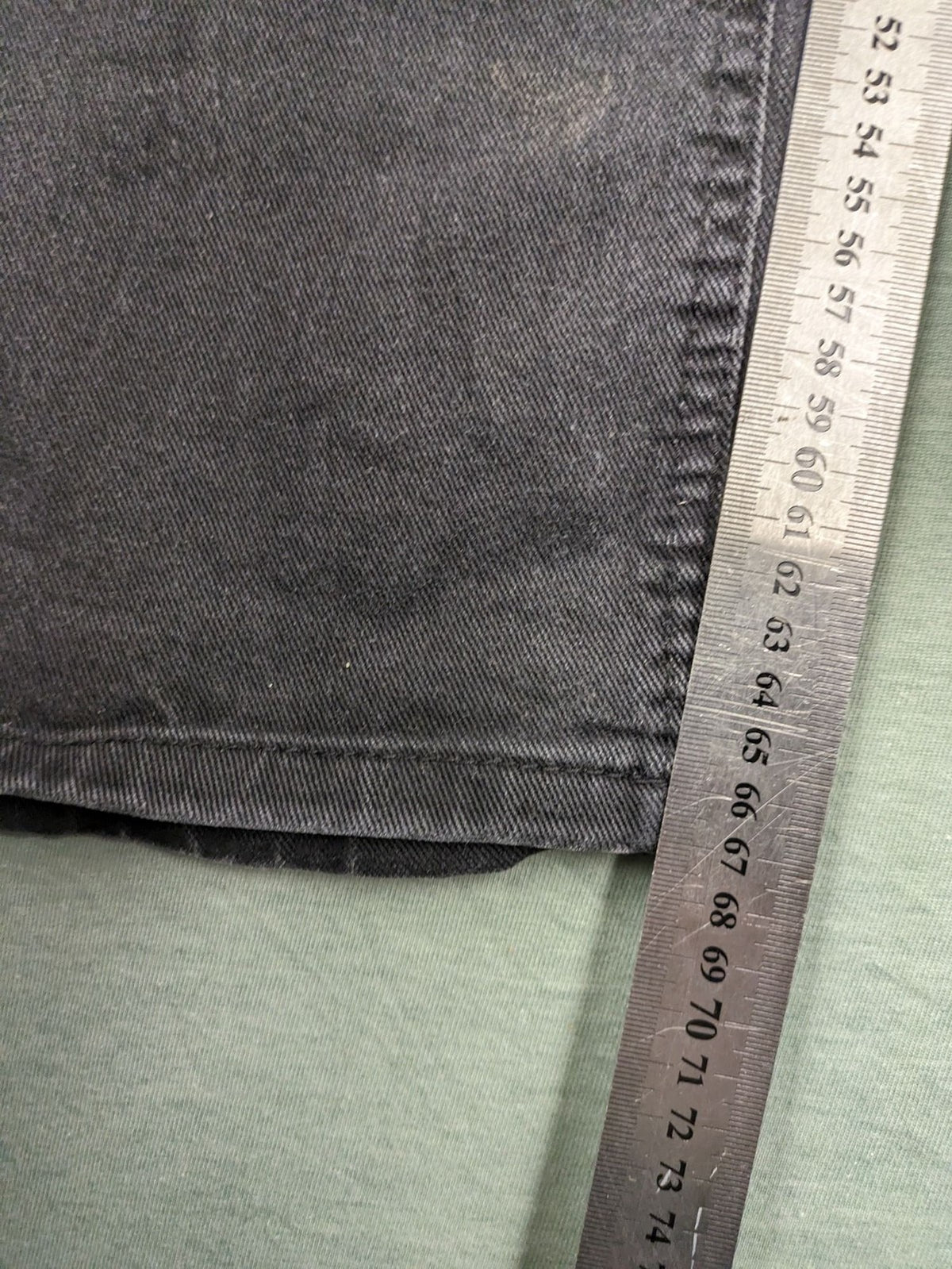 Hero by John Meddox black straight jeans with faded wash and durable cotton-stretch material.