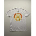 Hattree orange and white T-shirt with graphic print "Ungeimpft Mensch Zweiter Klasse".