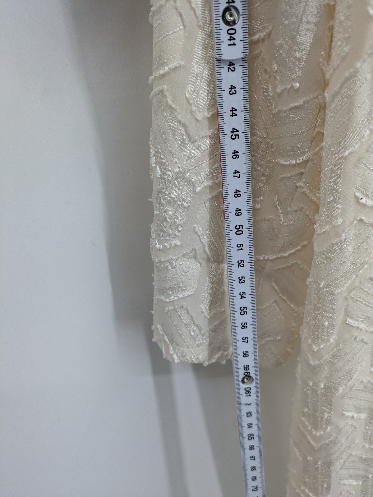 L'ange beige turtle neck jumper geometric pattern lightweight fabric elegant design
