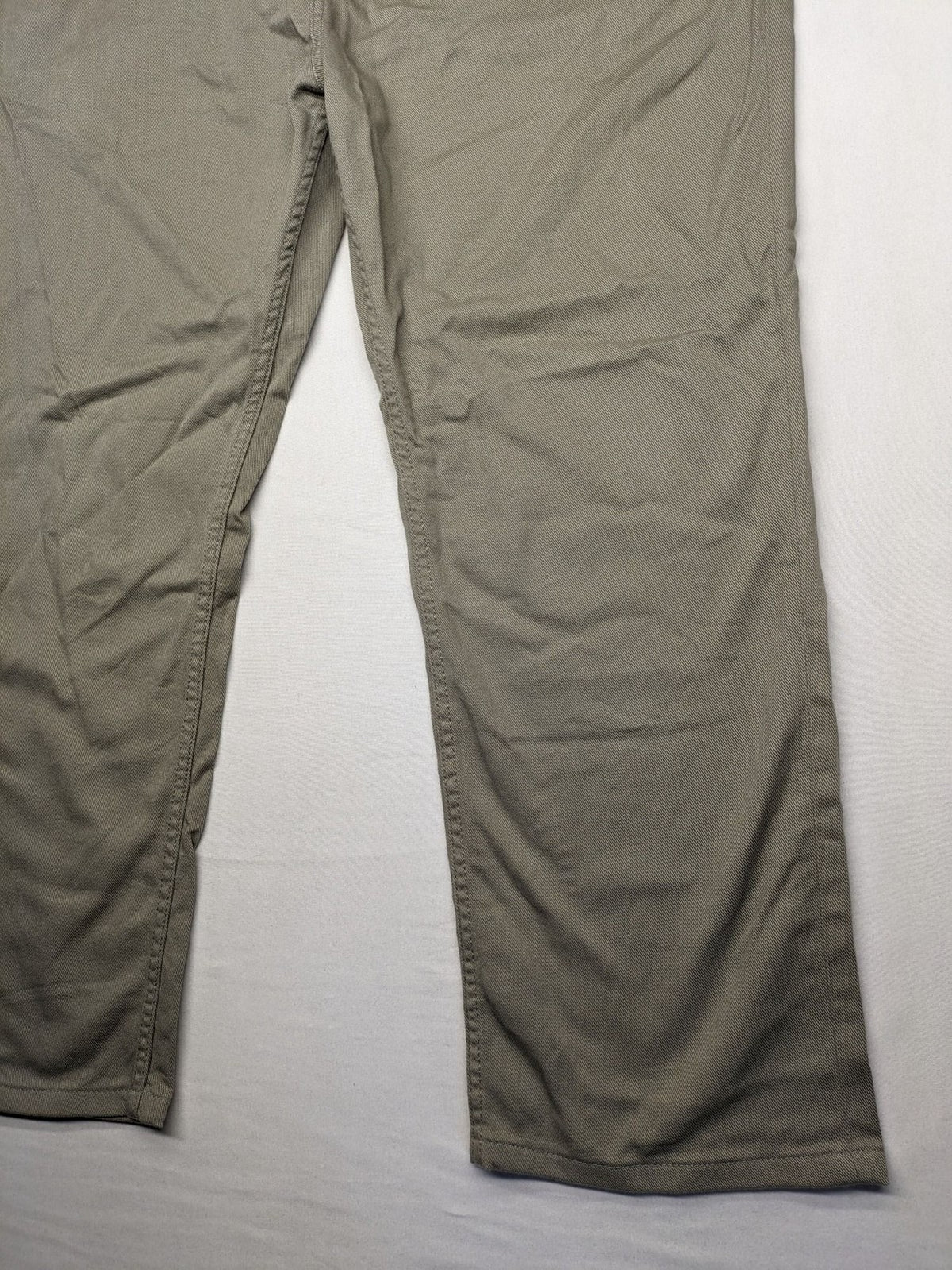 C&A beige chino pants regular fit cotton stretch material with classic straight leg design