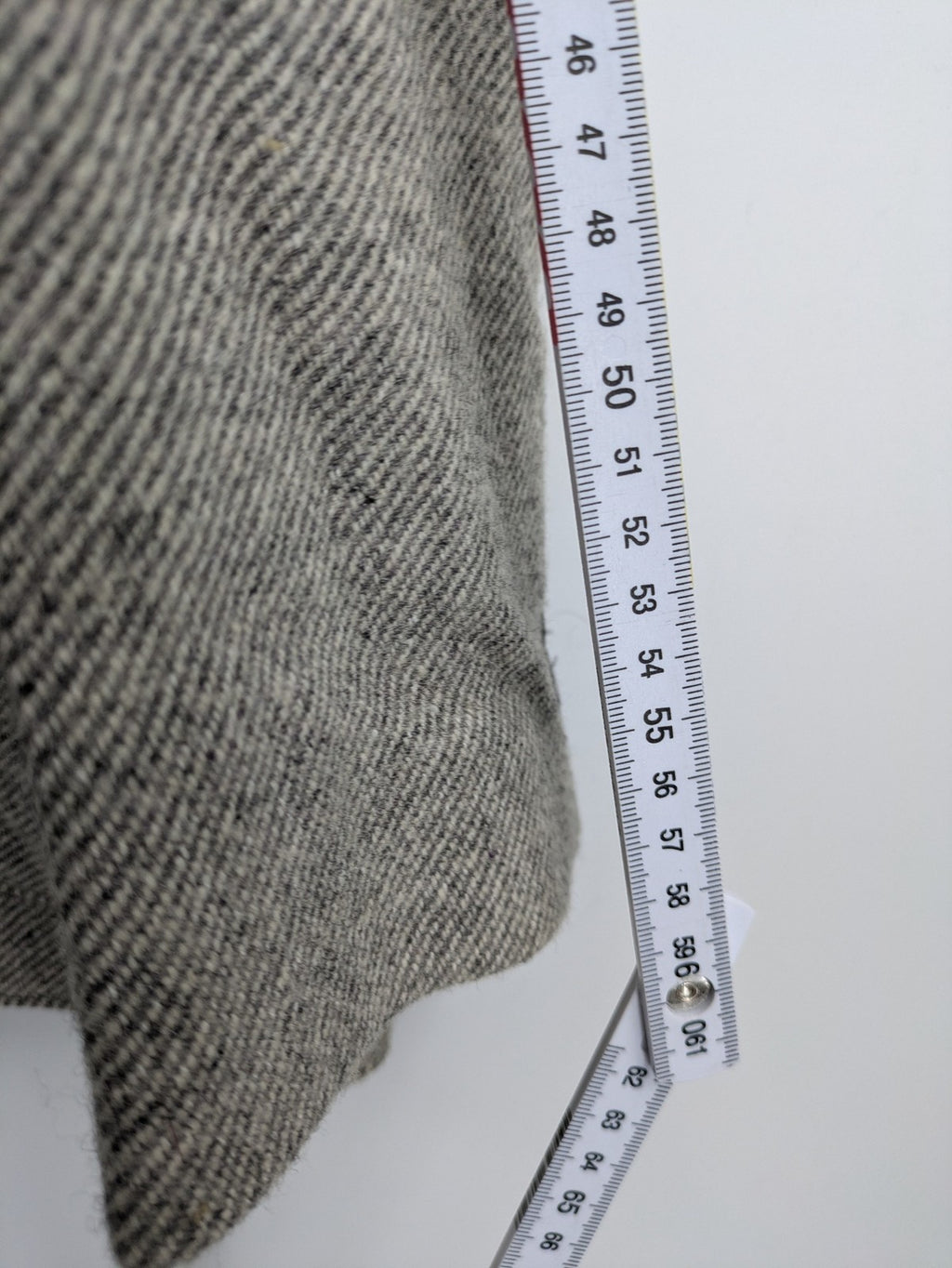 C&A grey blazer wool blend herringbone pattern fully lined classic style