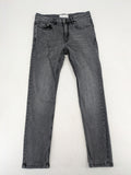 Pier One grey slim fit jeans with classic five-pocket design and washed stretch denim.