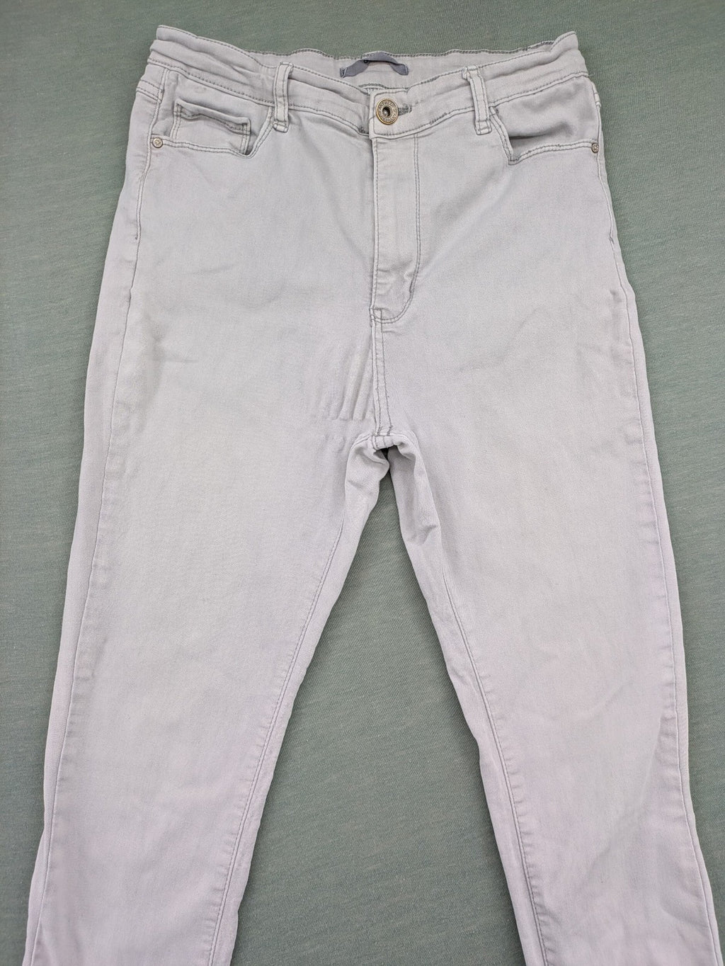 goodies grey slim fit jeans 5-pocket design cotton blend with stretch