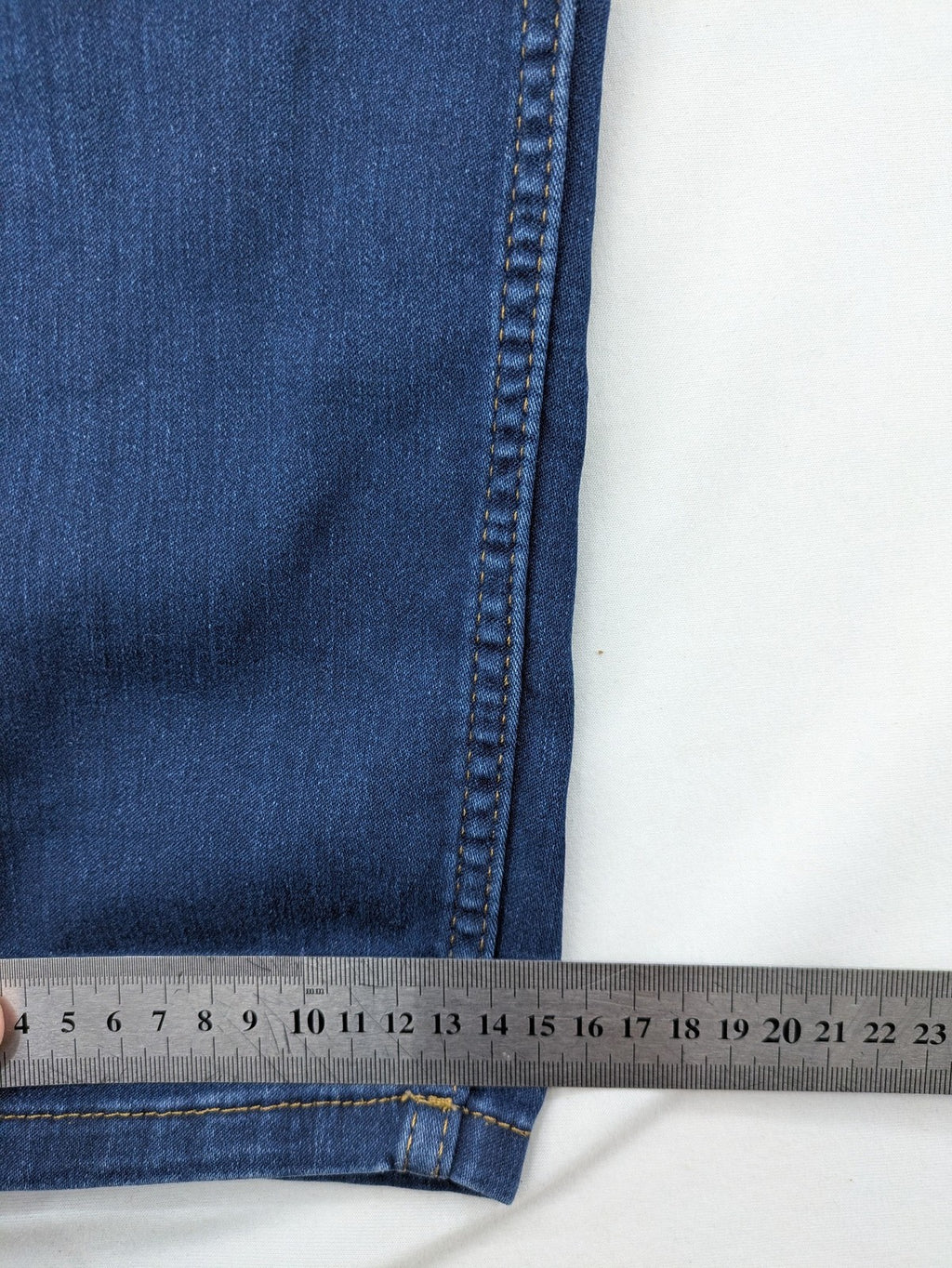 ONLY blue straight jeans classic 5-pocket design dark wash cotton slim fit