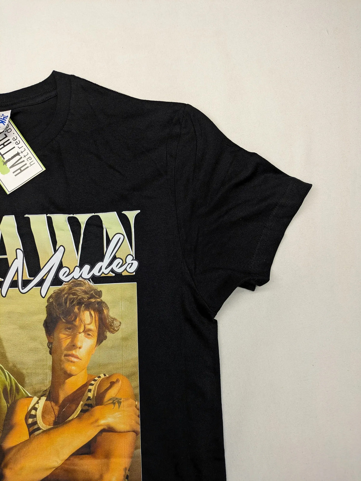 Shawn Mendes multi graphic t-shirt black vintage print 100% cotton