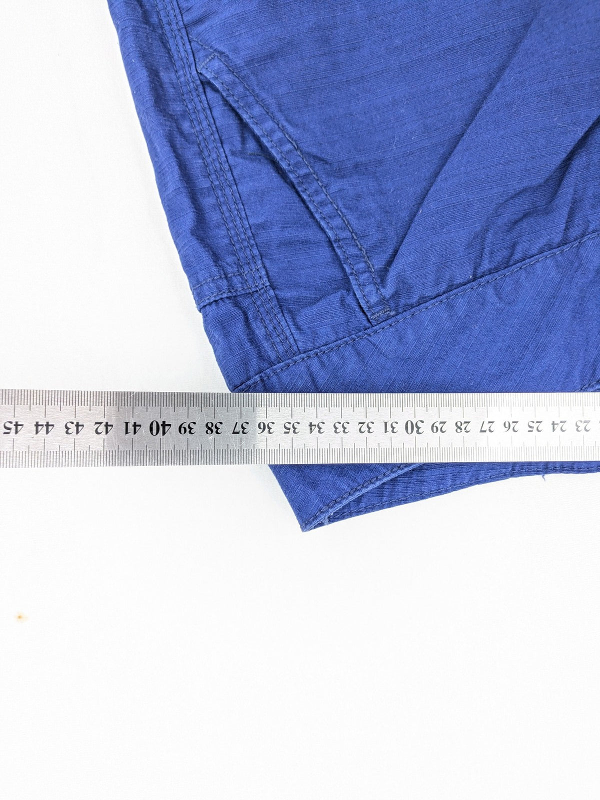 Long Tall Sally blue wide leg pants 100% cotton two-button closure