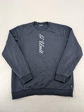 G-Unit navy turtle neck jumper with vertical logo graphic and soft fleece interior.