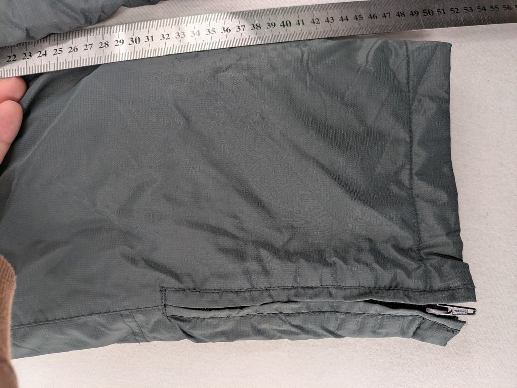 PROLINE grey winter ski pants with adjustable straps and insulated durable material.