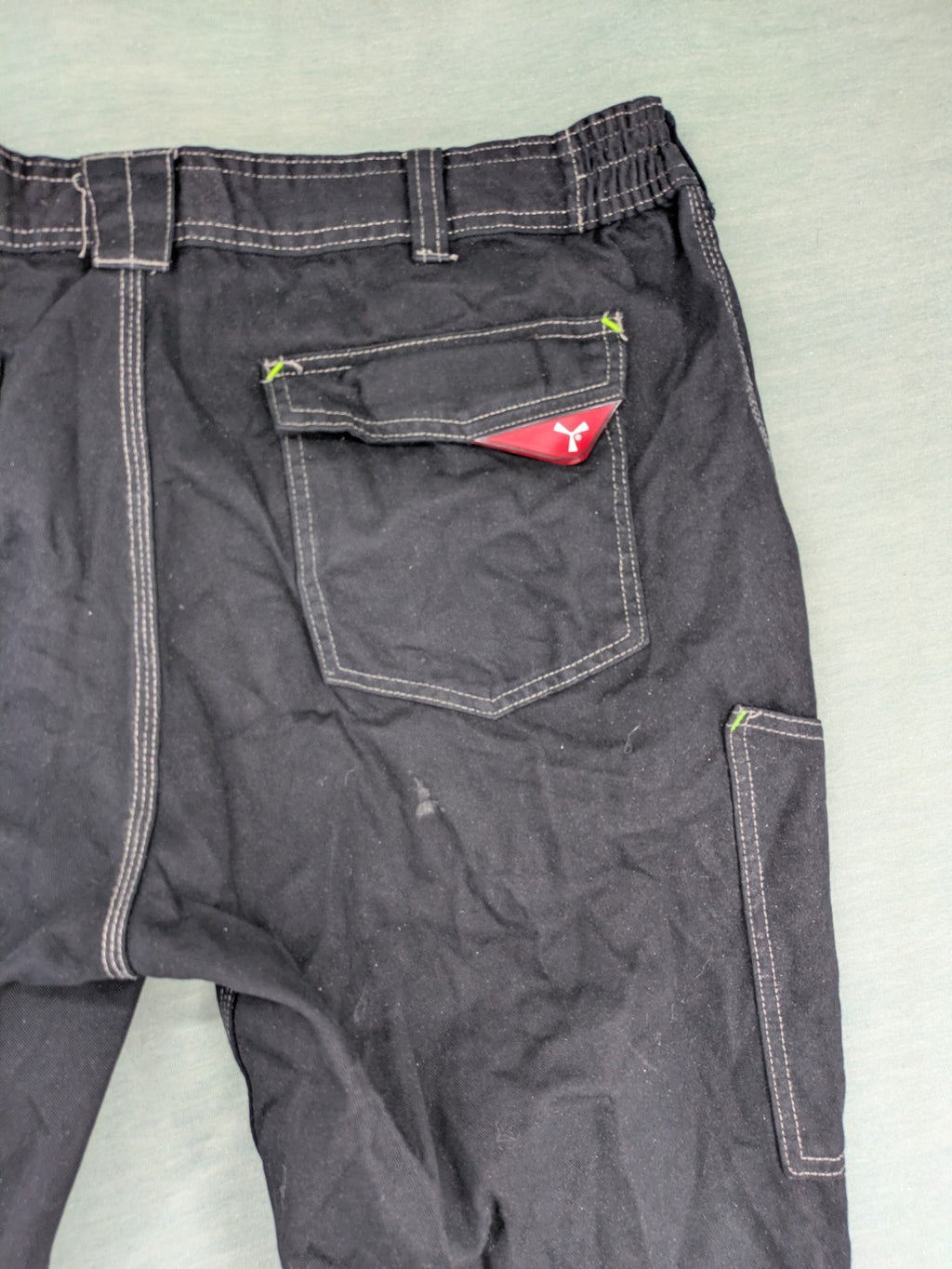 PAYPER hunting tactical pants green grey cargo style with multiple pockets and elastic waistband