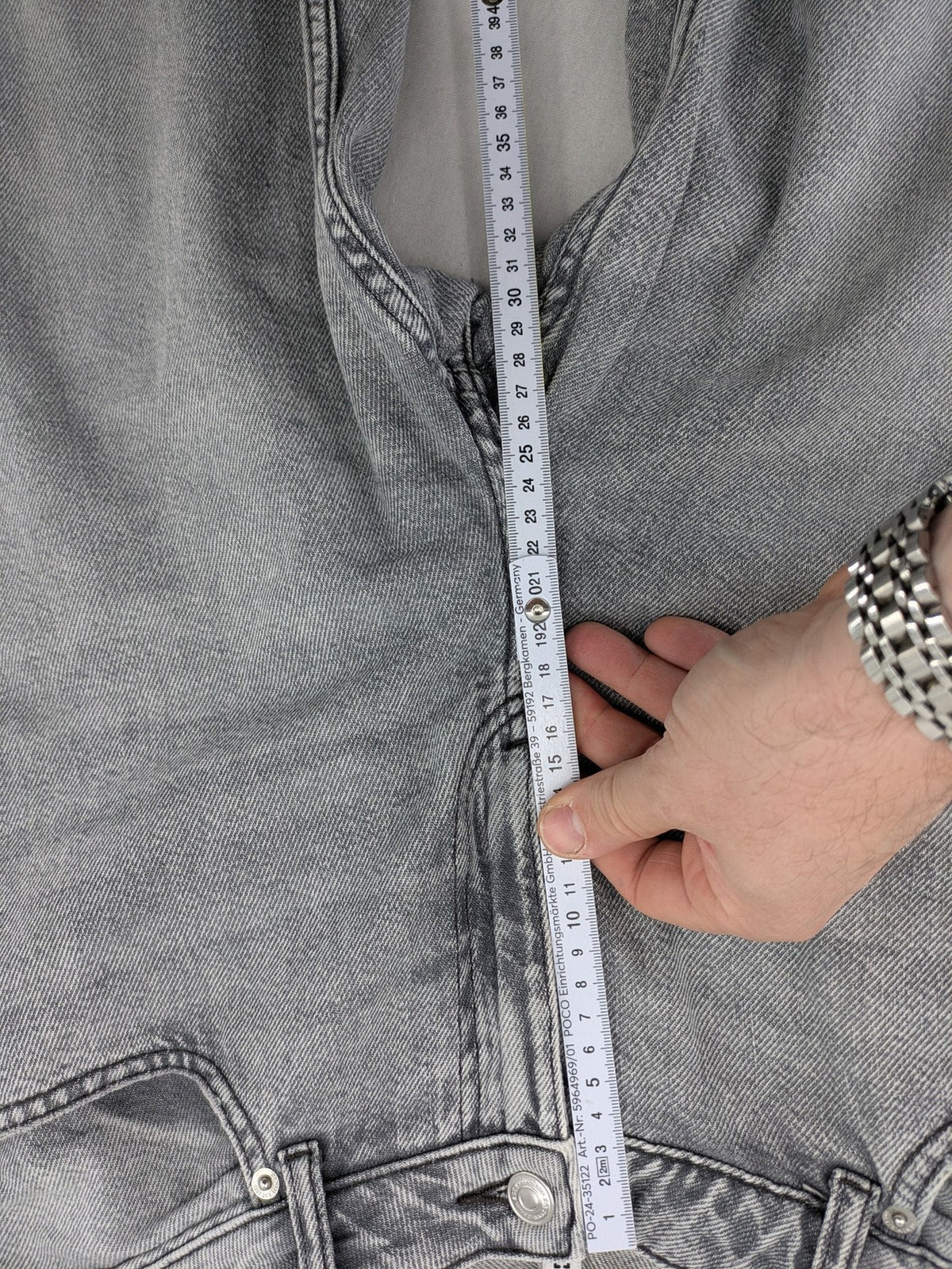 H&M Divided grey wide leg high waist jeans, washed denim, 100% cotton.