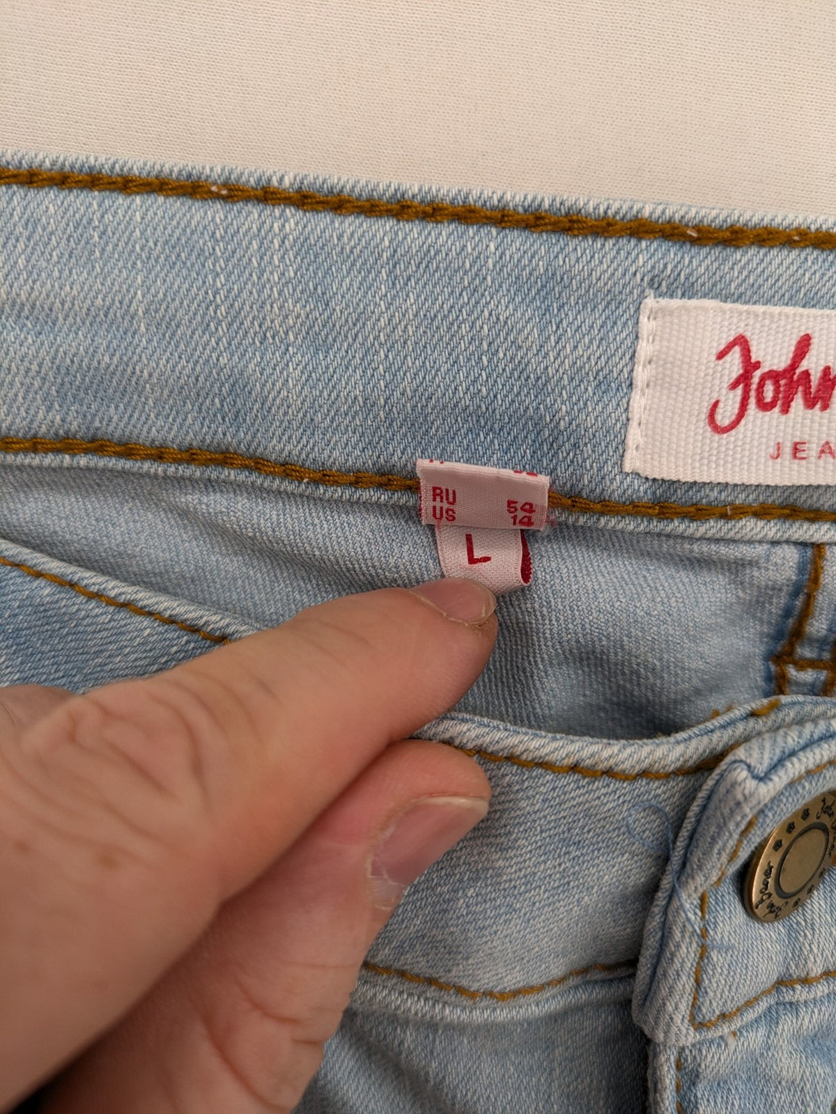 john baner blue skinny jeans classic 5-pocket design comfortable stretch denim