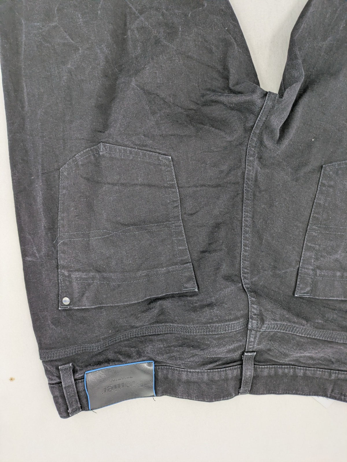 Pionier grey straight jeans 5-pocket design durable cotton stretch material
