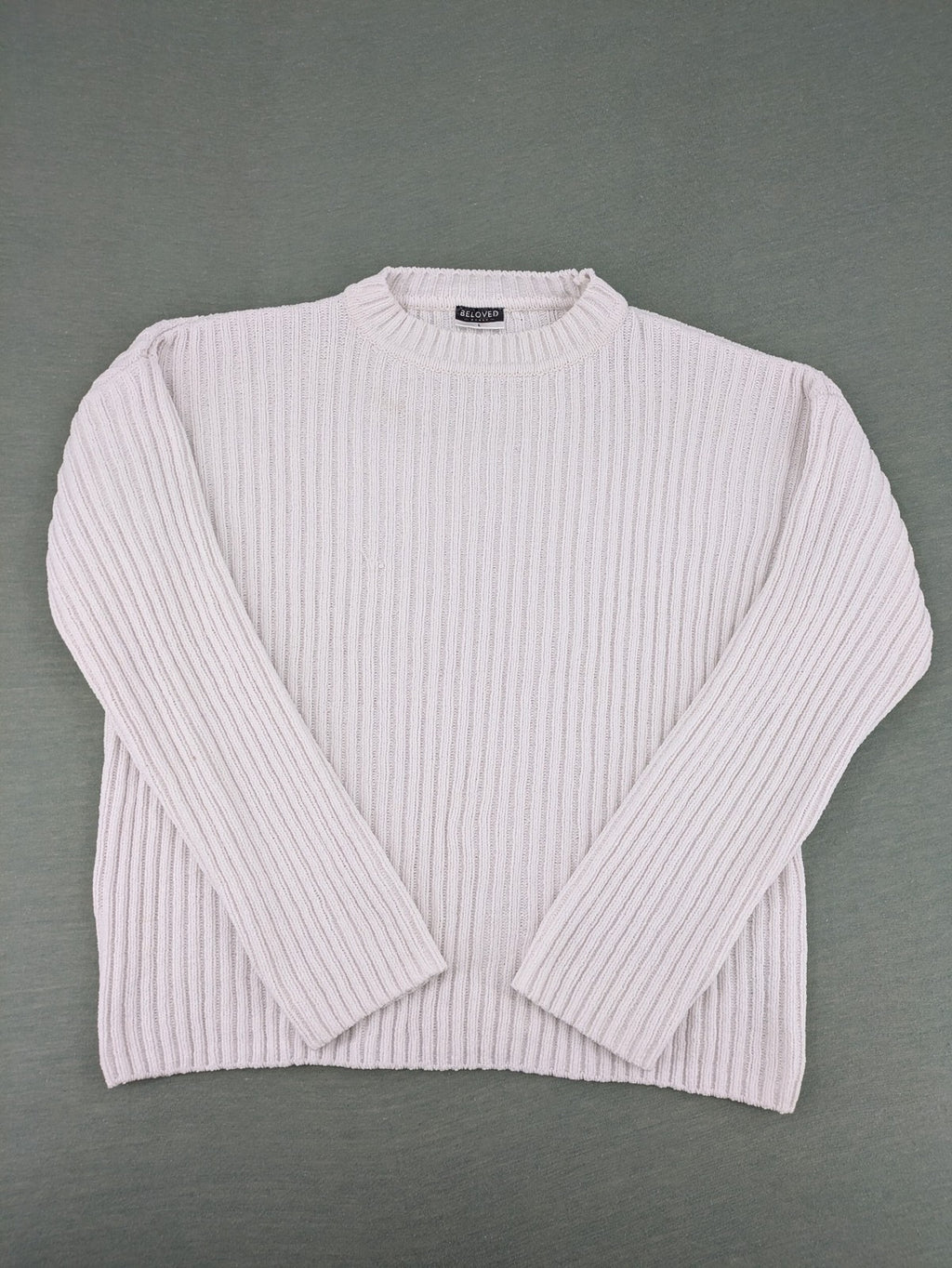 Beloved purple turtle neck jumper ribbed knit long sleeves classic design