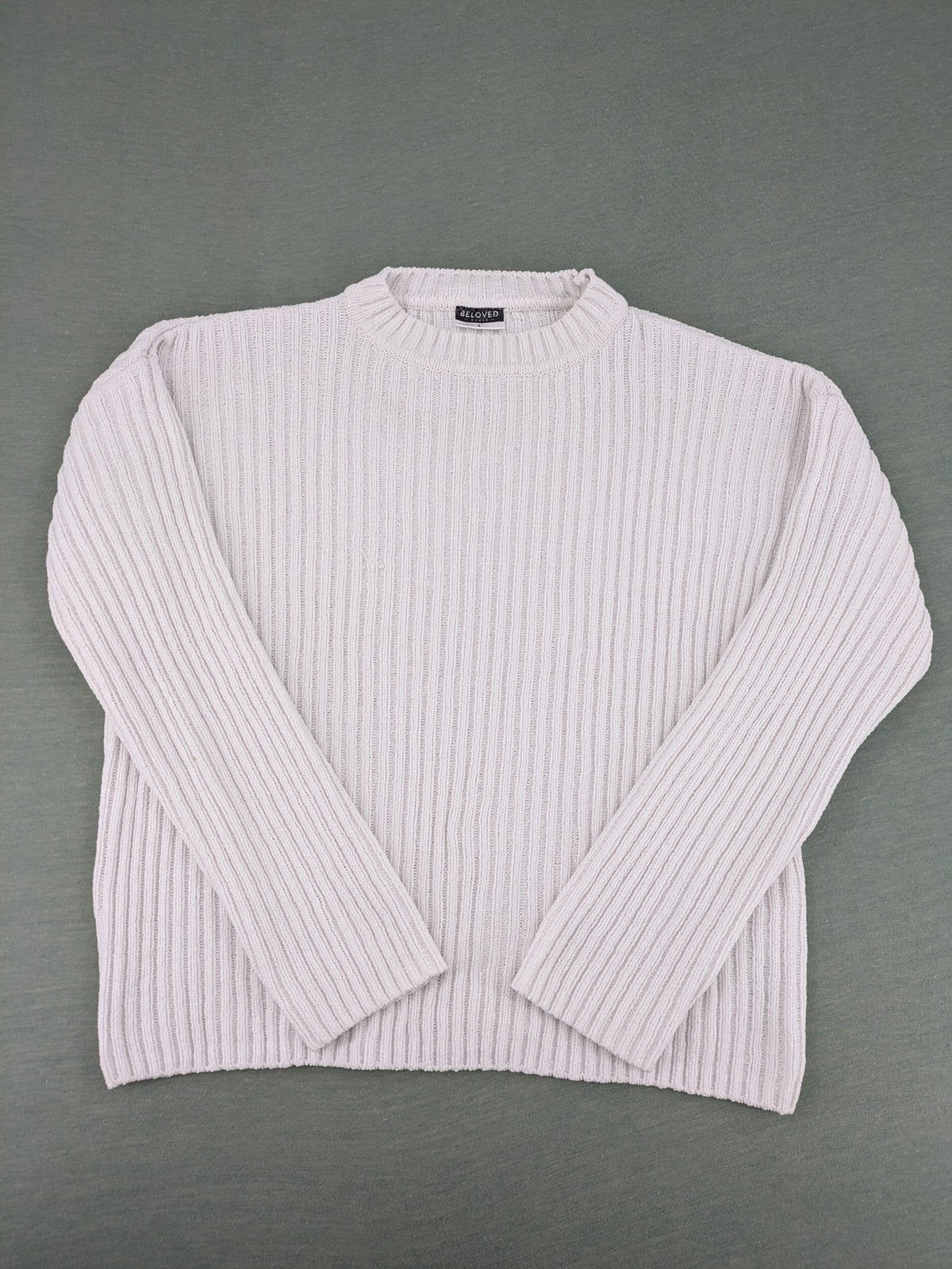 Beloved purple turtle neck jumper ribbed knit long sleeves classic design