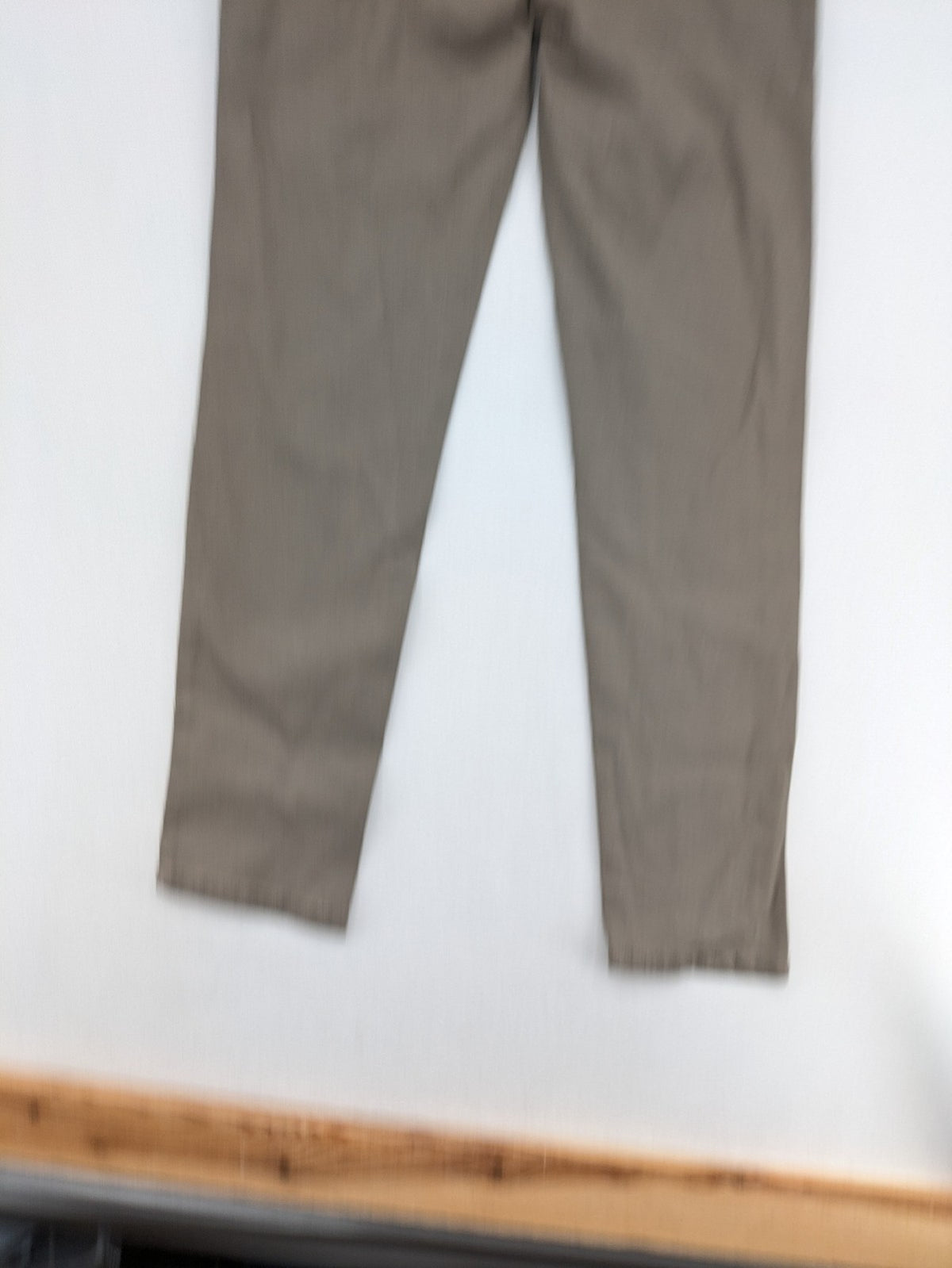Massimo Dutti pink pants high waist slim fit cotton blend with zipper and hook closure