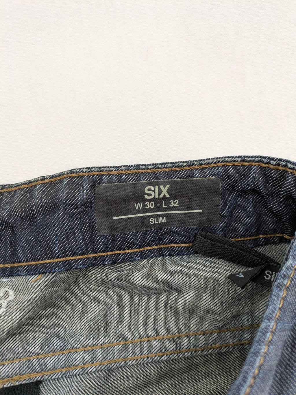 Buffalo David Bitton blue straight jeans dark wash denim five-pocket design