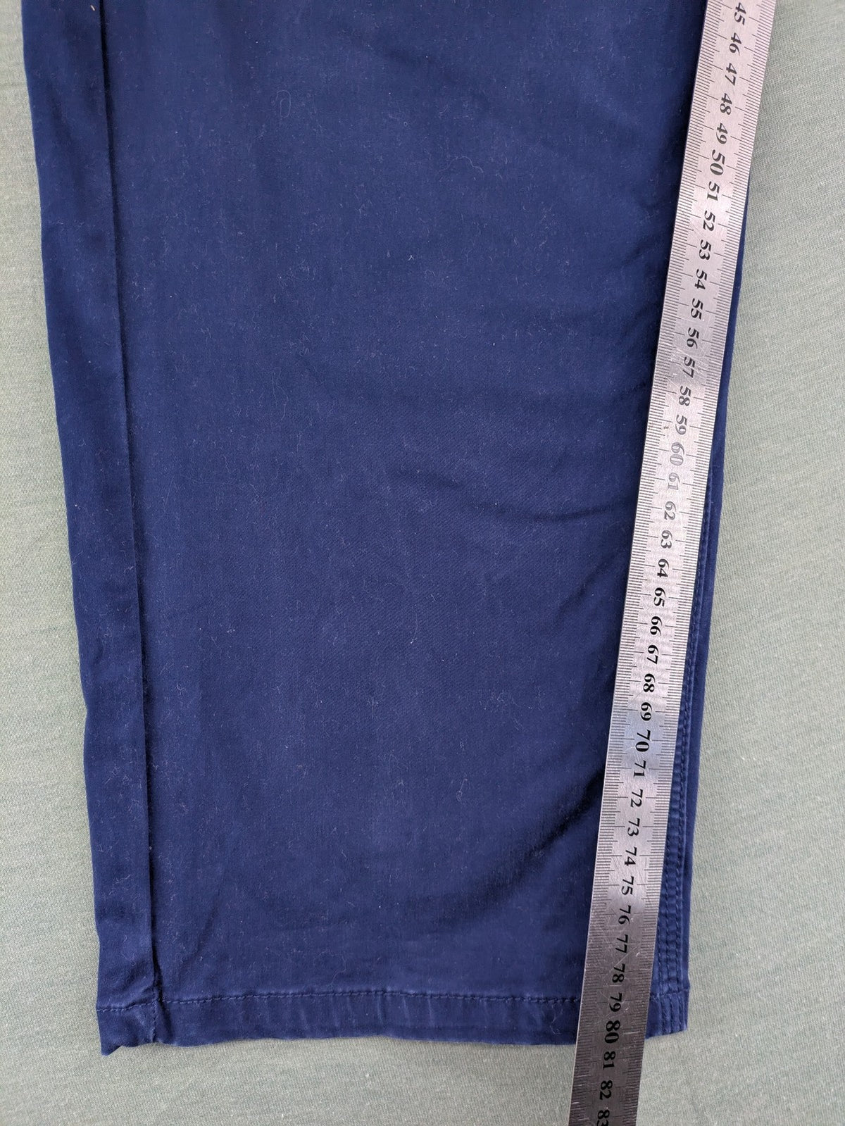 U.S. Polo Assn. navy chino pants classic 5-pocket design with subtle logo stitching