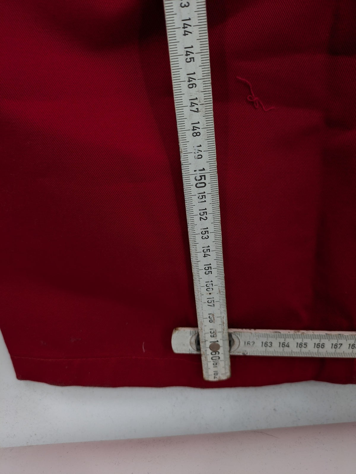 Stonekit red work overalls cotton with adjustable straps and multiple cargo pockets.