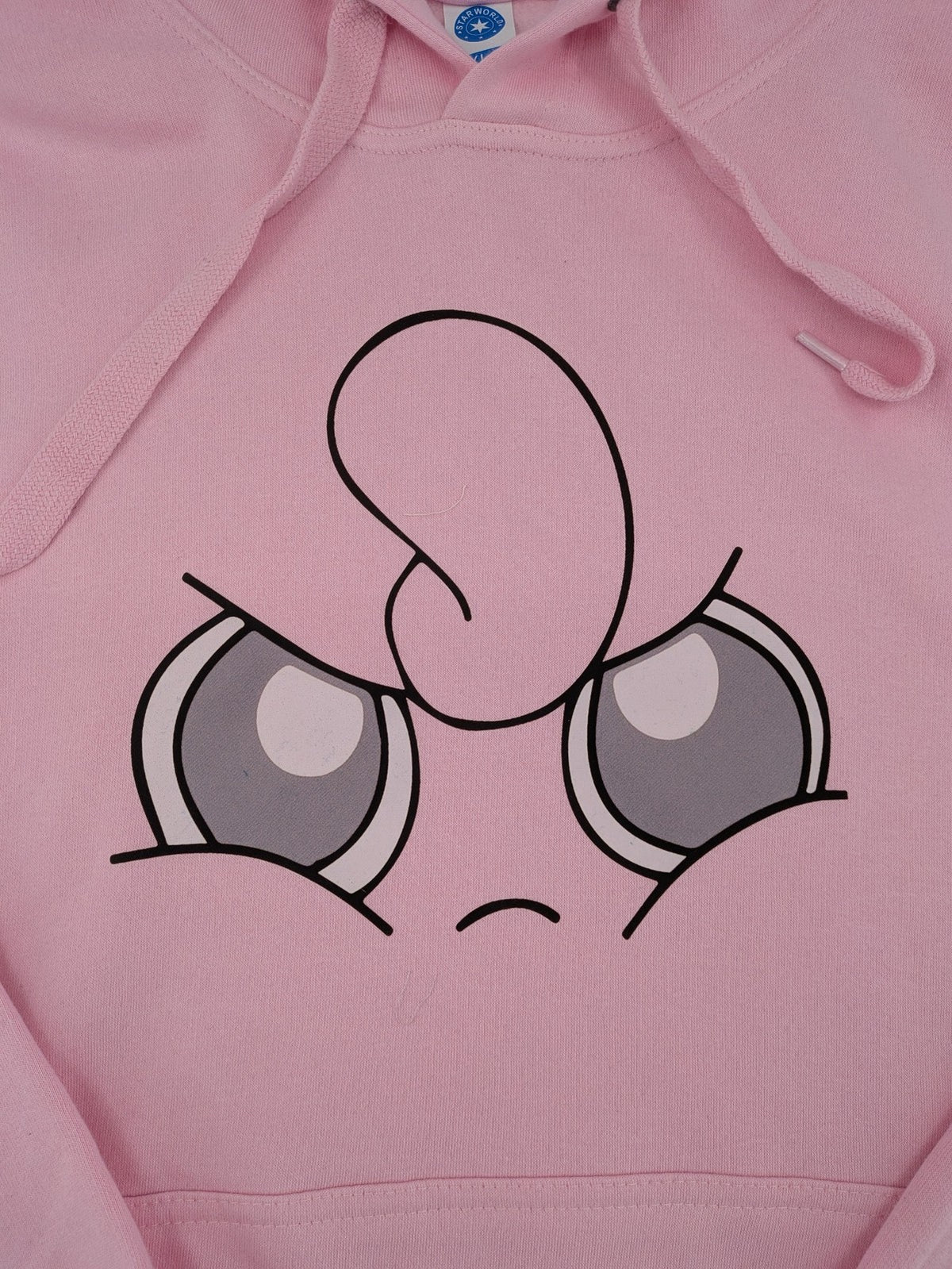 XXL pink hoodie featuring large Jigglypuff graphic print, soft cotton blend material.