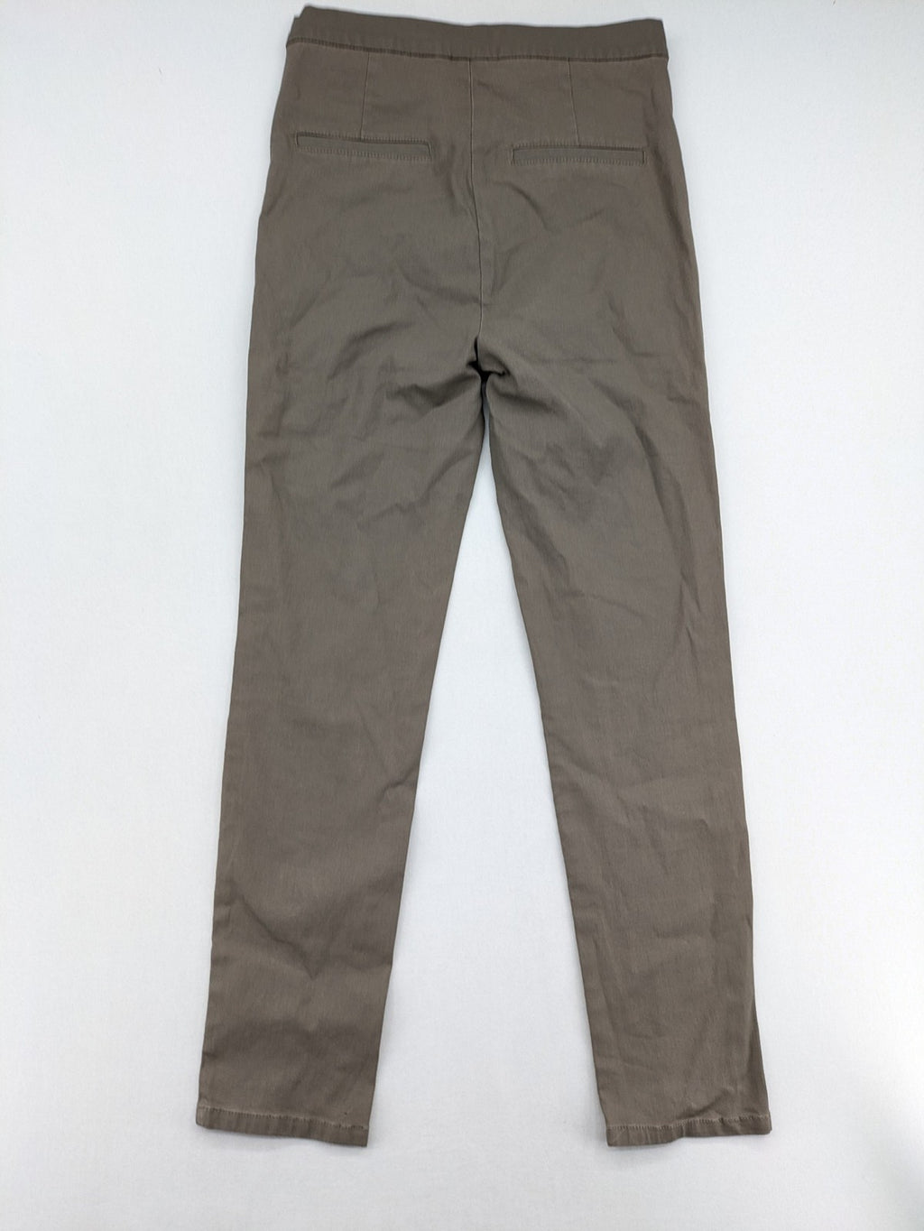 Massimo Dutti pink pants high waist slim fit cotton blend with zipper and hook closure