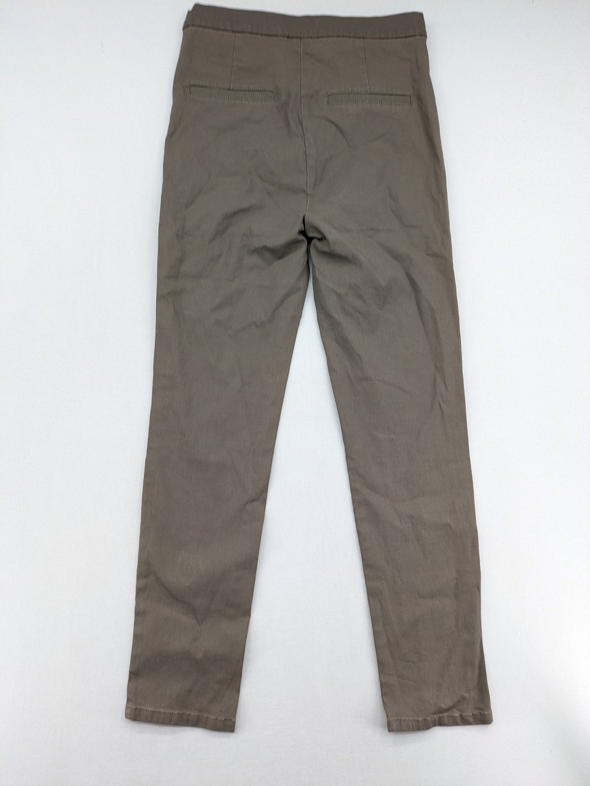 Massimo Dutti pink pants high waist slim fit cotton blend with zipper and hook closure