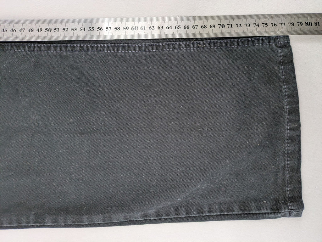 BRAX black straight jeans Carlos model, washed finish, durable cotton with stretch.
