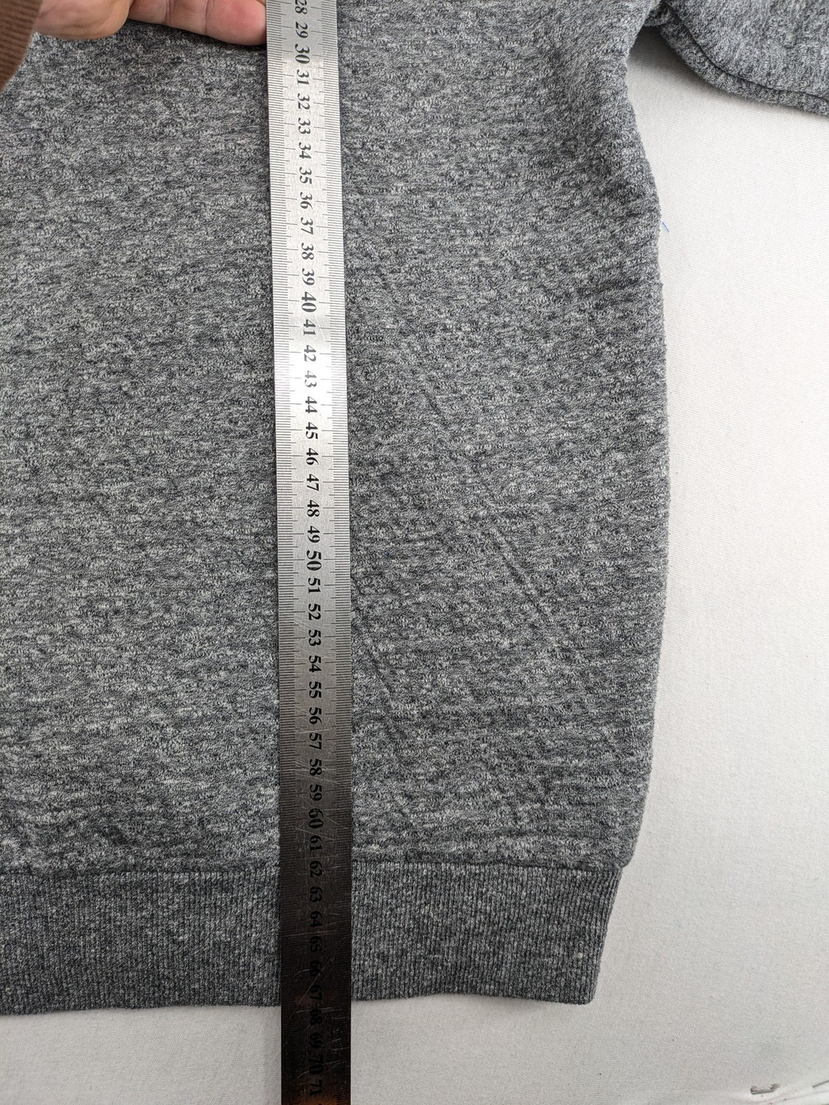 Cedarwood State grey pullover hoodie with adjustable drawstring hood and kangaroo pocket.