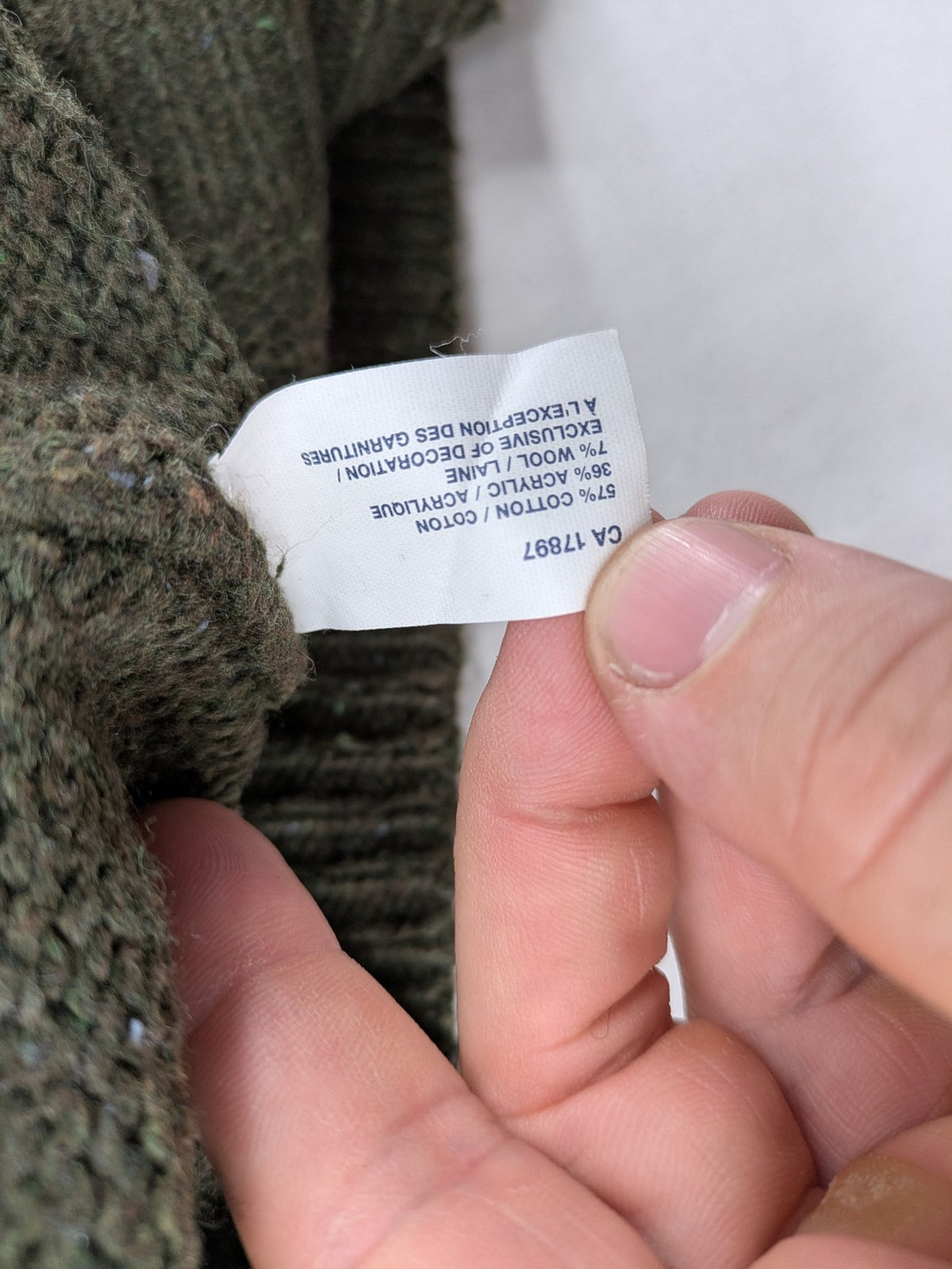Gap Kids green turtle neck jumper with quarter zip and textured knit details.