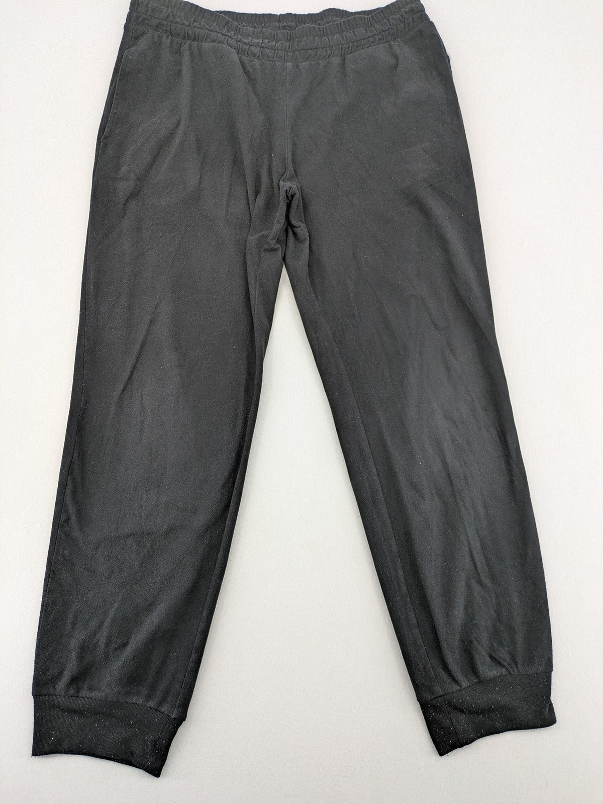 Jack & Jones black sweatpants with elastic waistband and slim fit design.