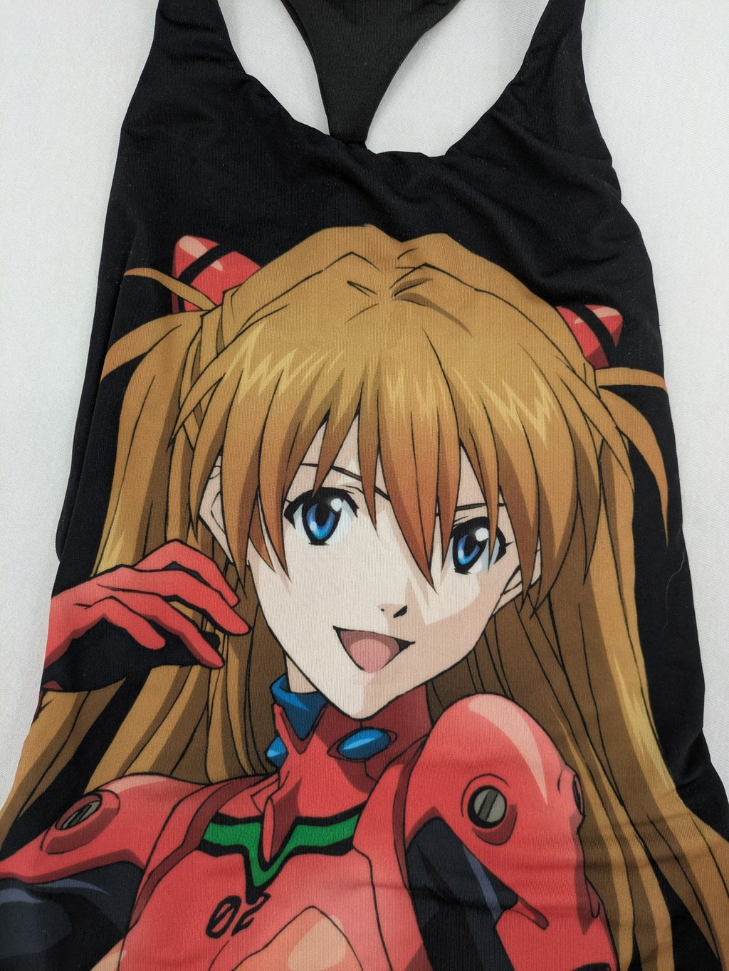 Evangelion multi co-ords featuring Asuka Langley graphic print and adjustable back ties.