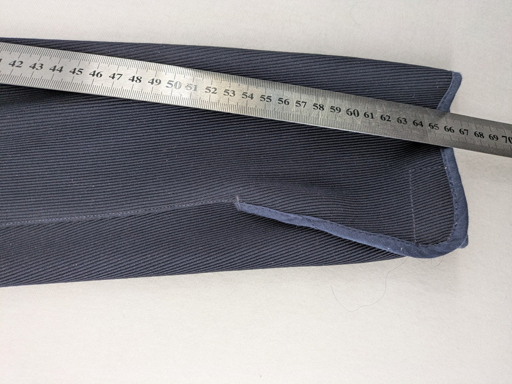 Cavalliero blue youth riding pants with knee patches and ribbed microfiber fabric.