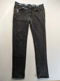 COS grey straight jeans with classic 5-pocket style and washed denim texture.