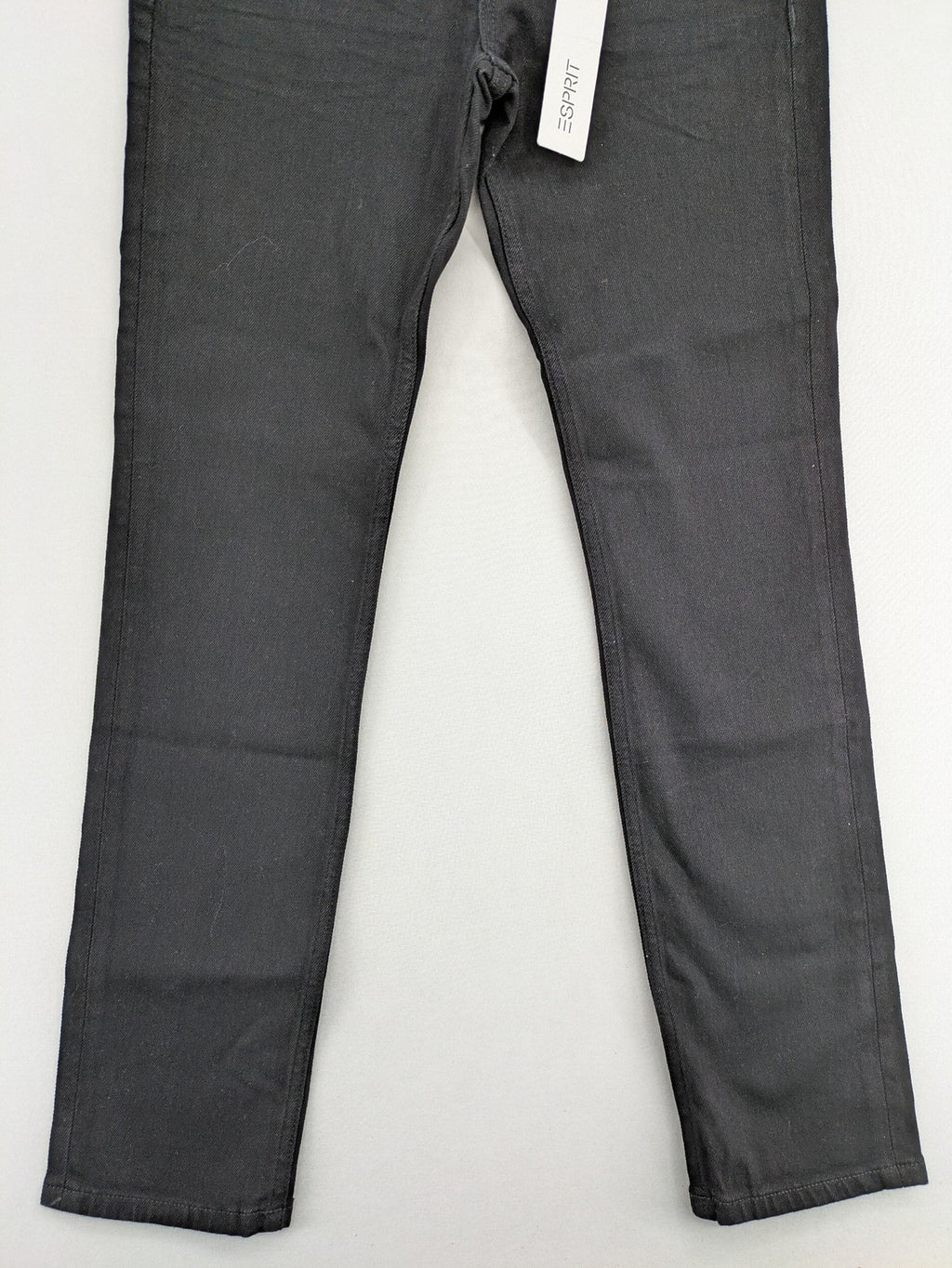 Esprit pink straight jeans medium rise classic design with logo detail.