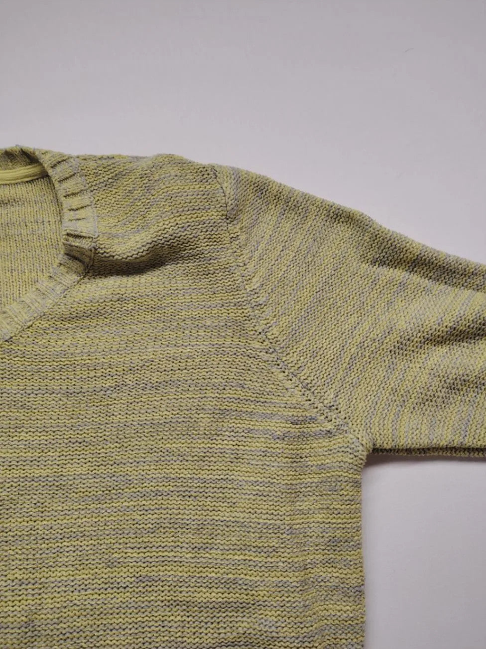 GINA LAURA black and grey ombre turtle neck jumper with V-neck and textured knit.