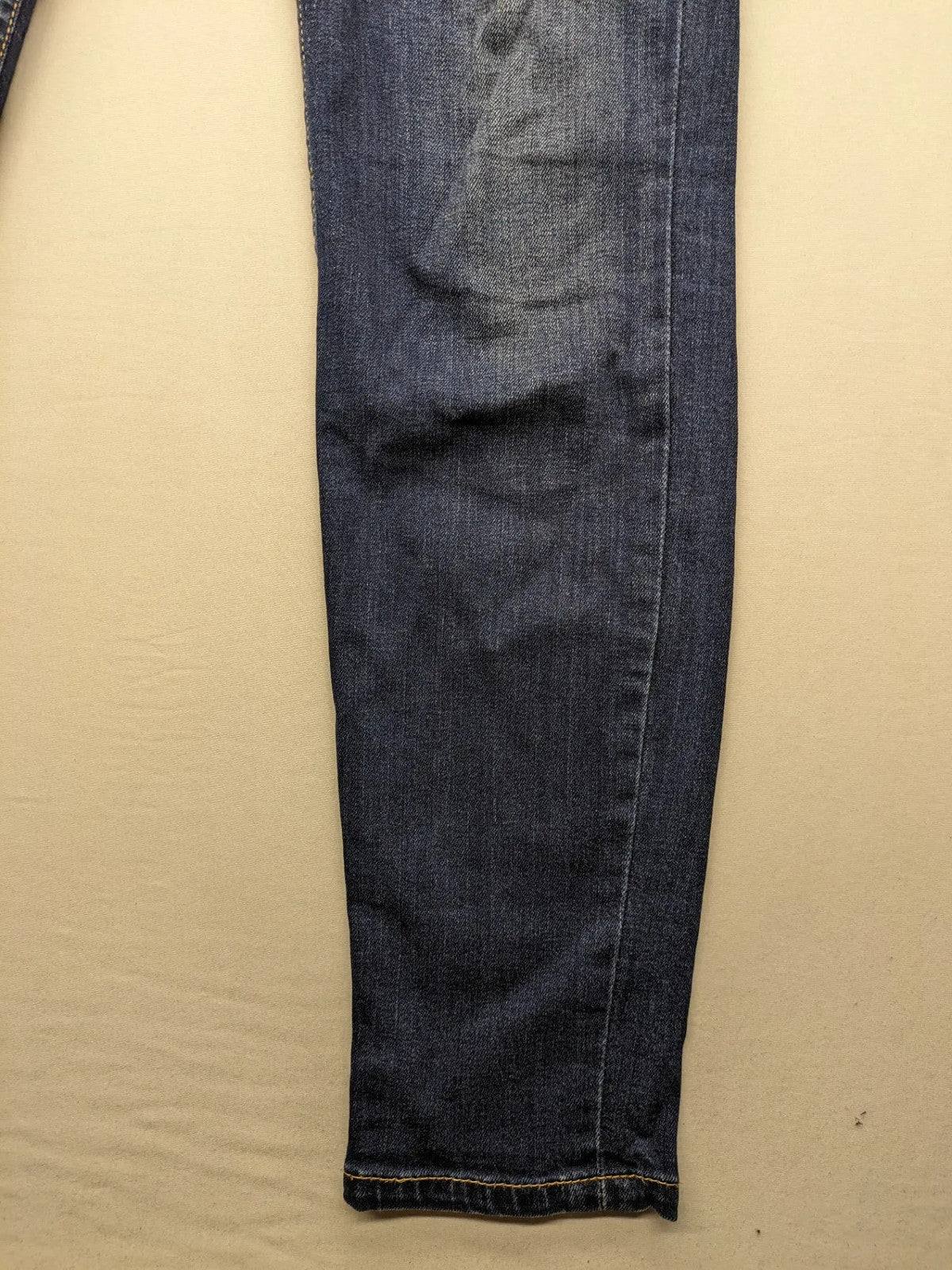Even & Odd blue skinny jeans with five-pocket design and stretch denim material.