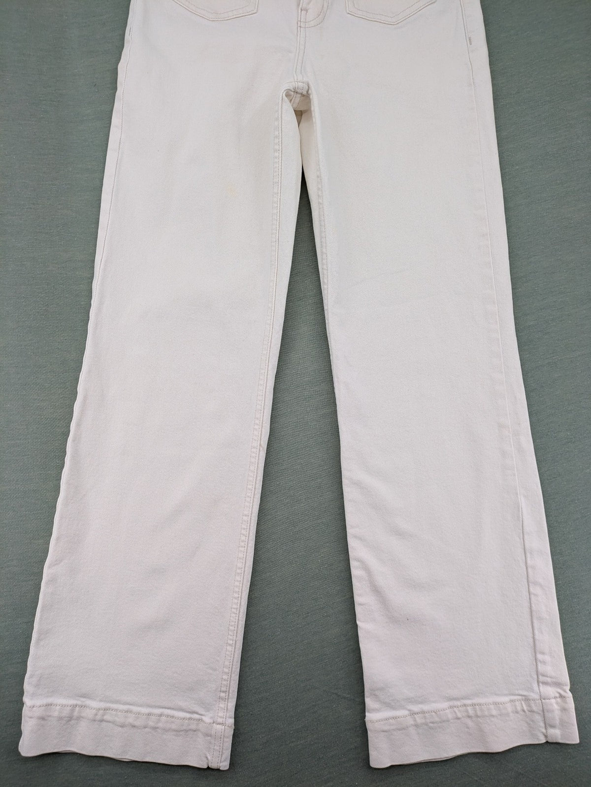 MNG pink straight jeans high waist wide leg cotton with classic pockets and zipper.