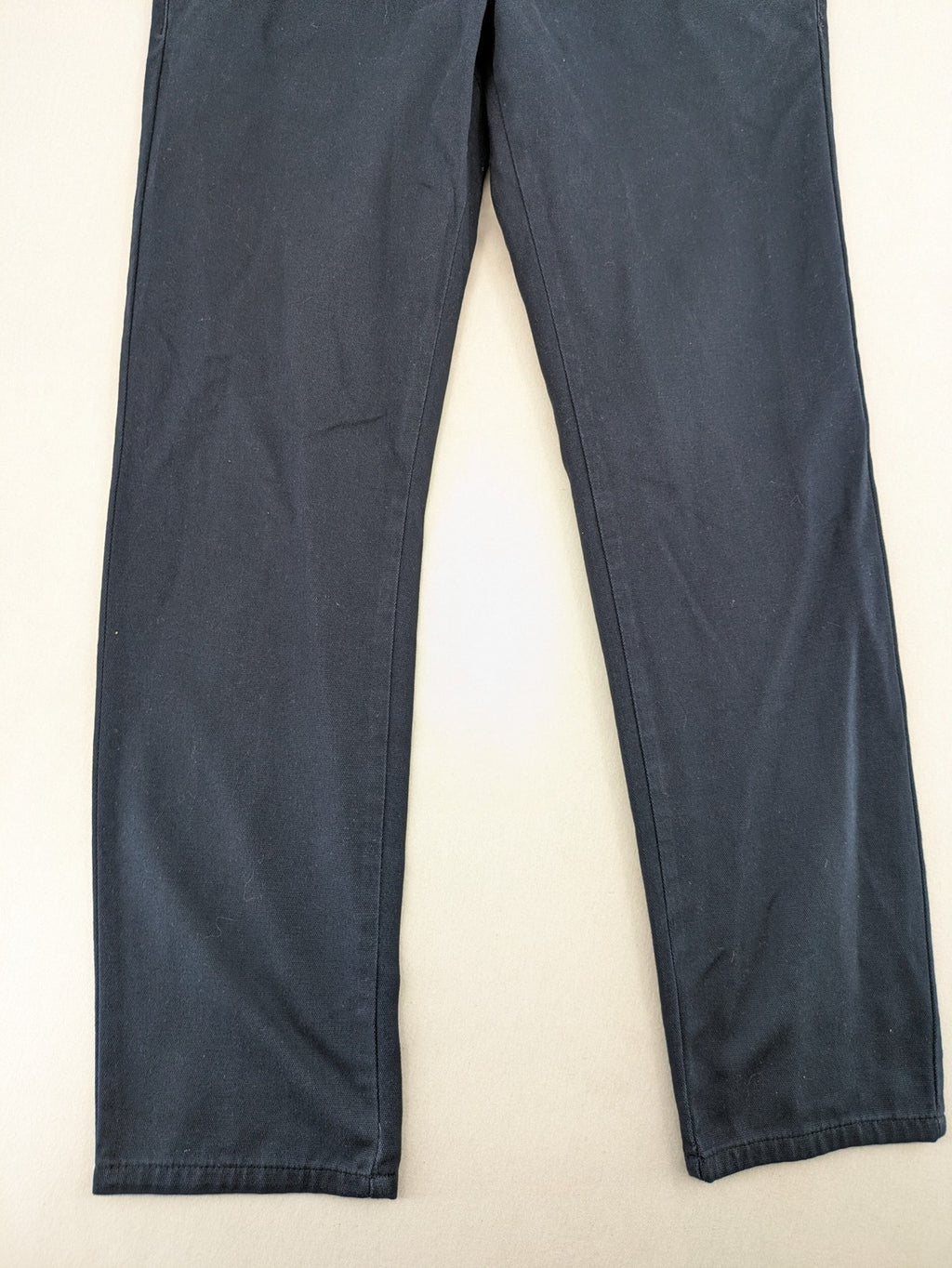 Paul Hunter navy chino pants regular fit cotton blend with stretch for comfort.