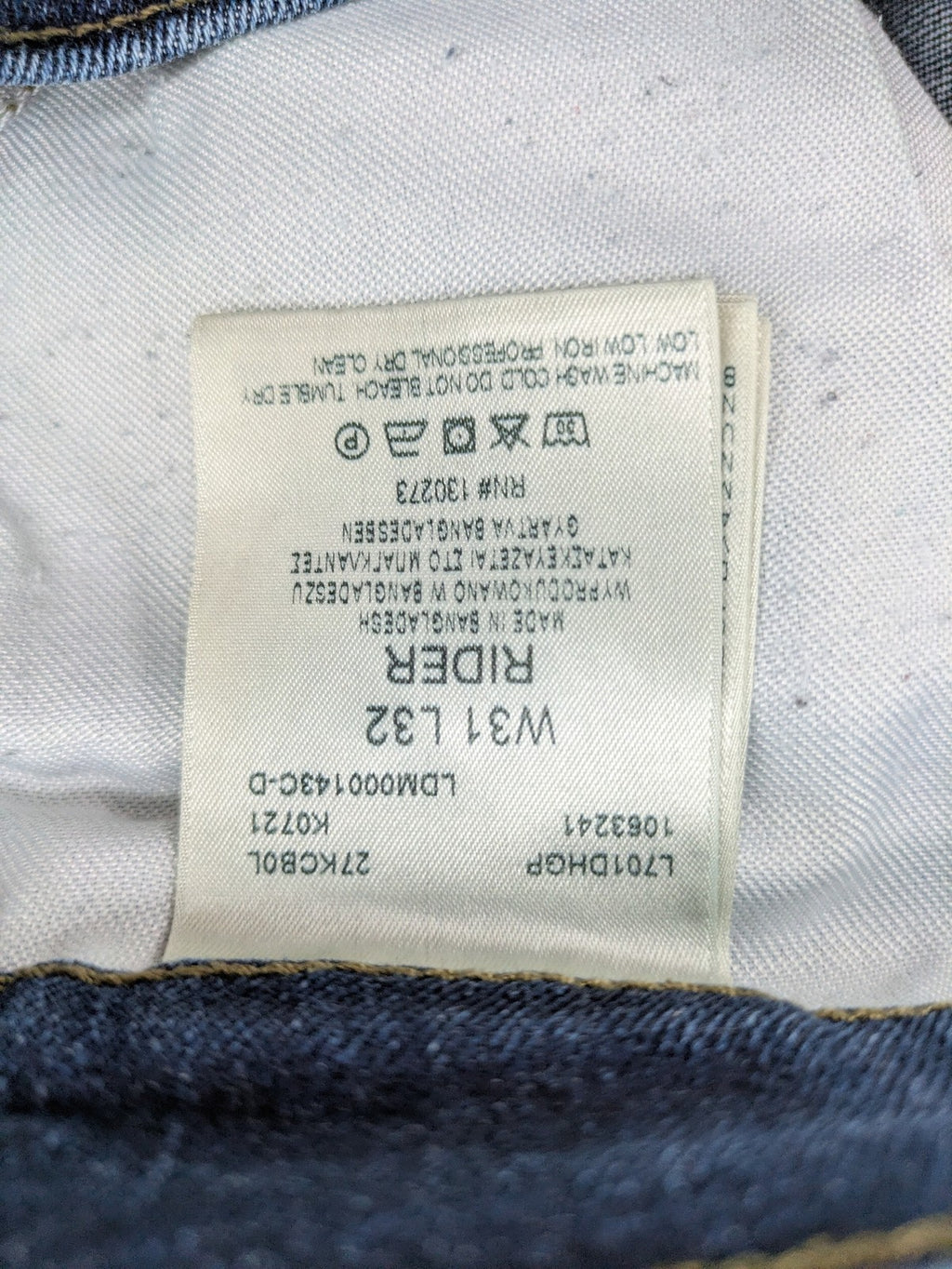 Lee straight jeans blue stretch denim classic 5-pocket design with natural fading