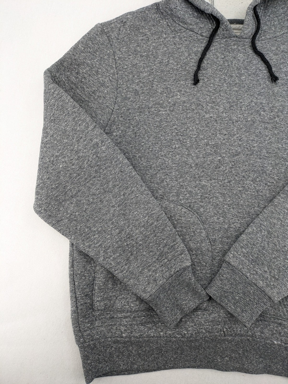 Cedarwood State grey pullover hoodie with adjustable drawstring hood and kangaroo pocket.