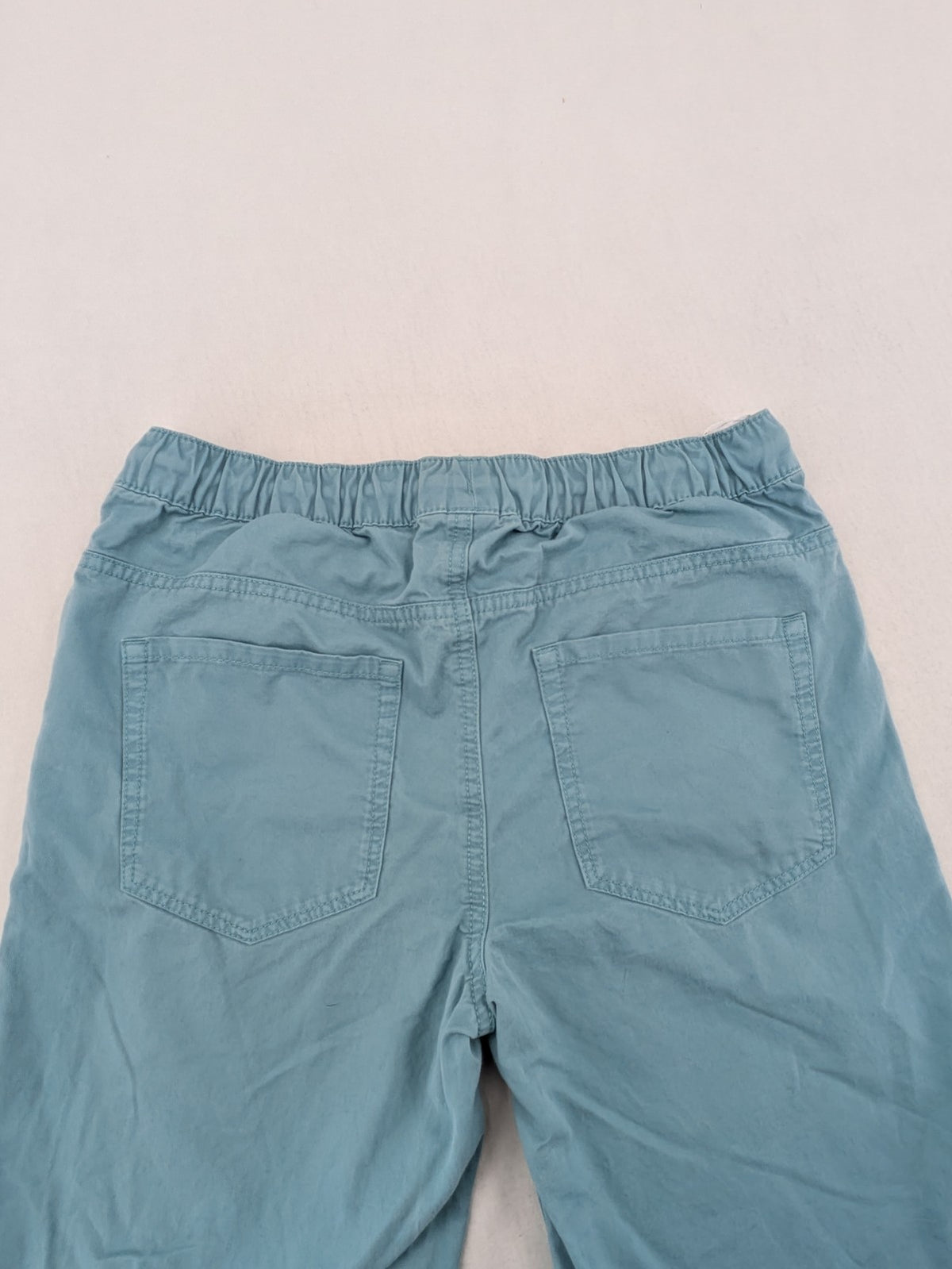 C&A blue shorts size 158 elastic waistband with drawstring, made of cotton.