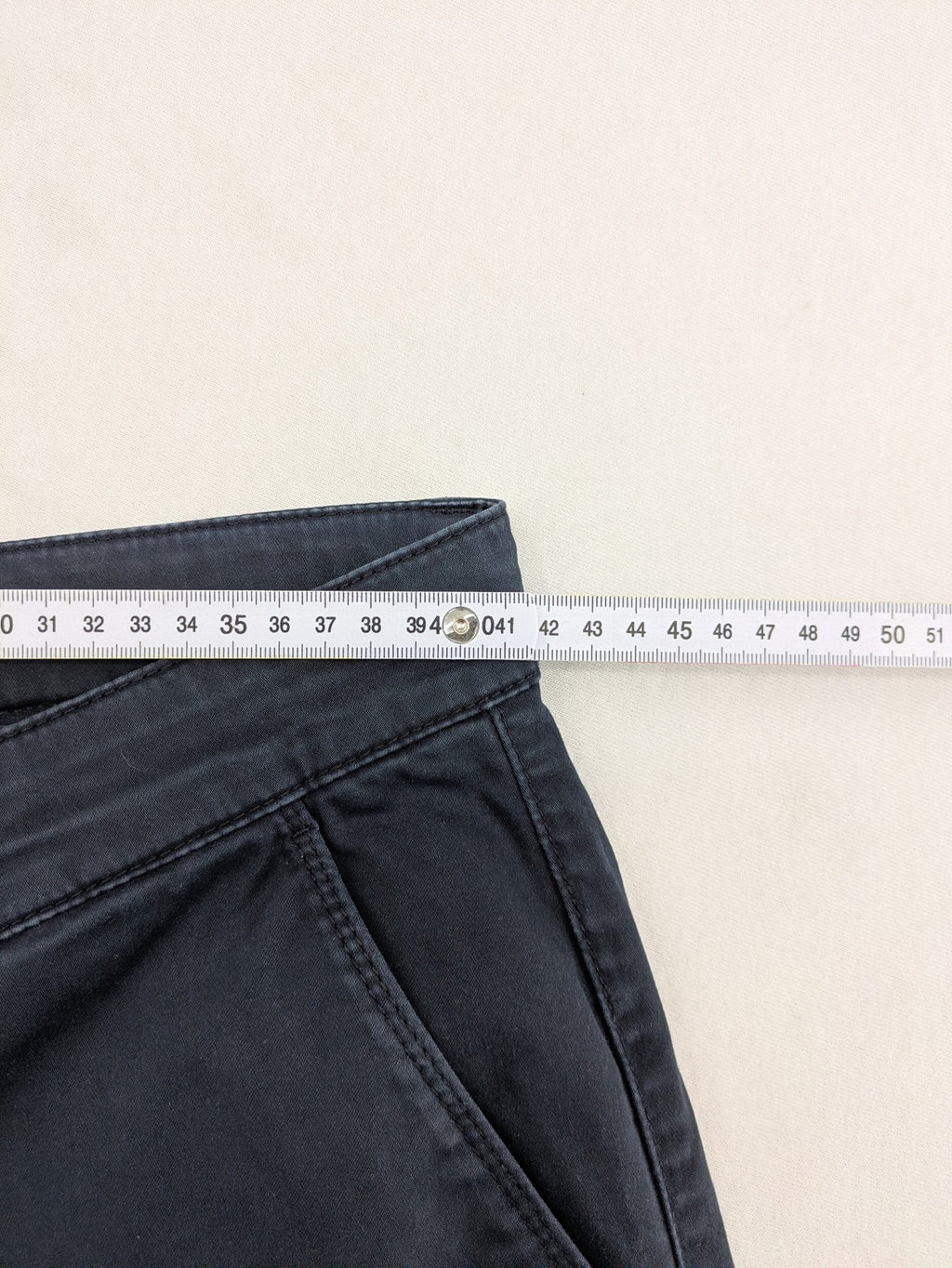 Paul Hunter navy chino pants Oscar model, regular fit, lightweight stretch material.